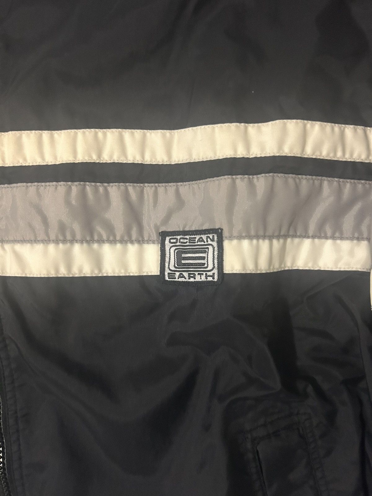 Nike Vintage Ocean Earth Striped Windbreaker Size US XL / EU 56 / 4 - 7 Thumbnail