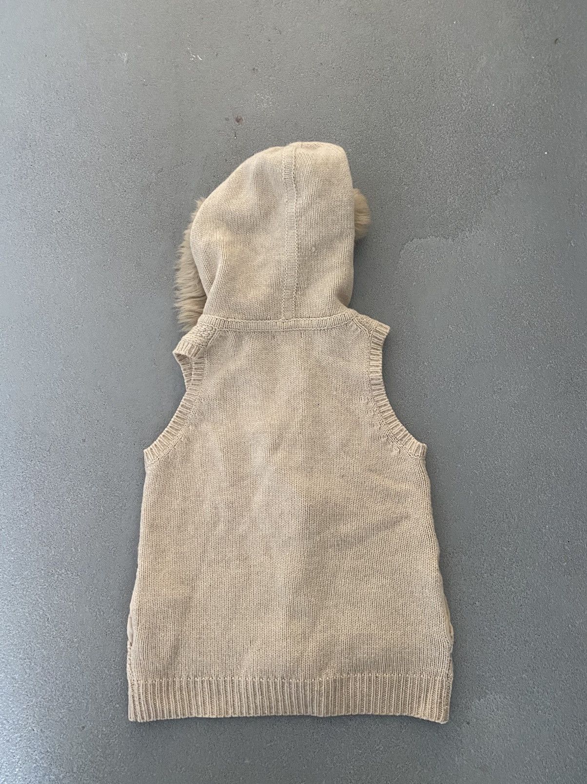 Massimo Dutti Massimo Dutti Knitted Fur Wooden Lockers Vest Size S / US 4 / IT 40 - 10 Thumbnail