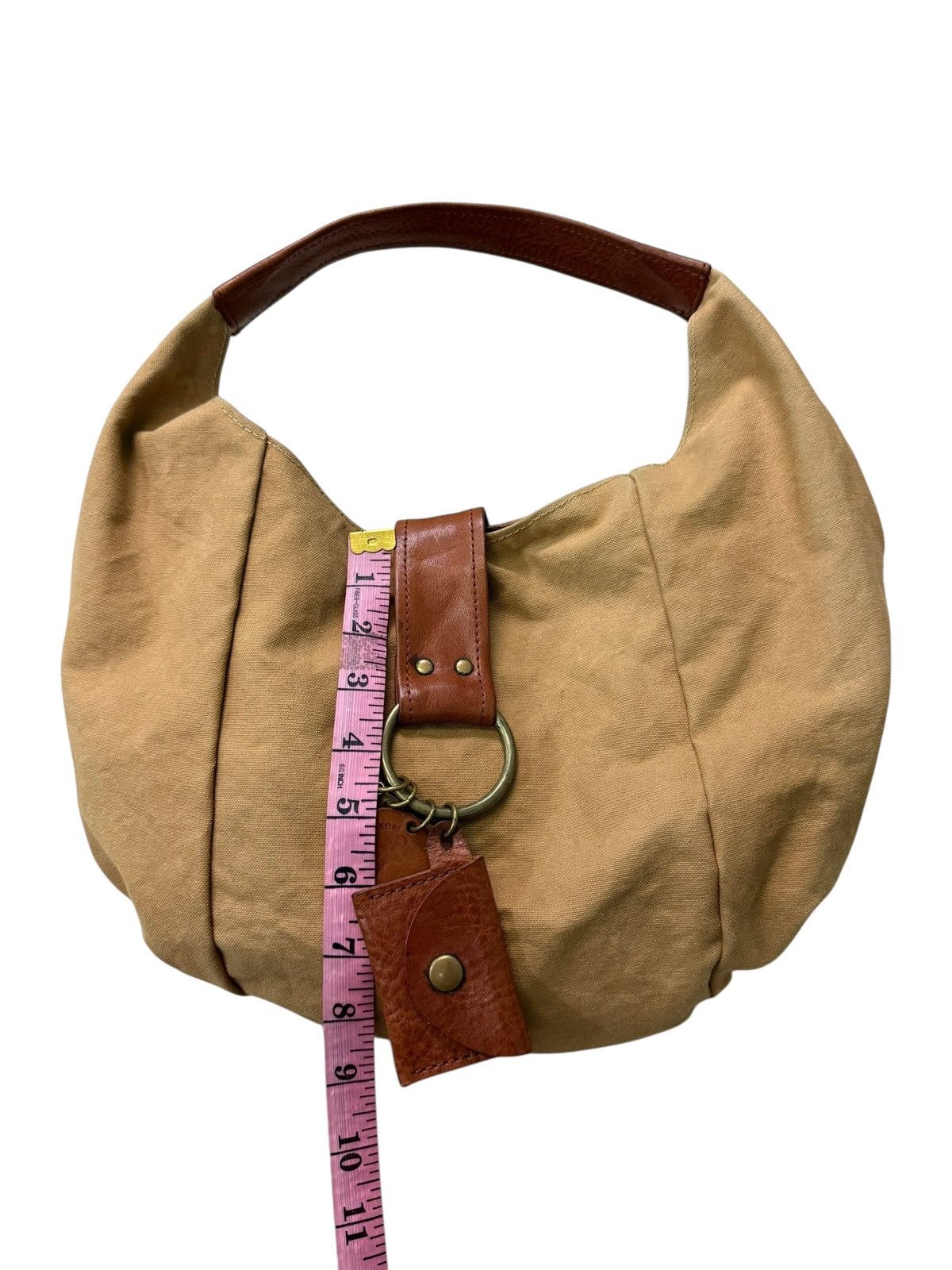 Japanese Brand RARE CLUETO KOBE CANVAS HOBO BAG Size ONE SIZE - 12 Thumbnail