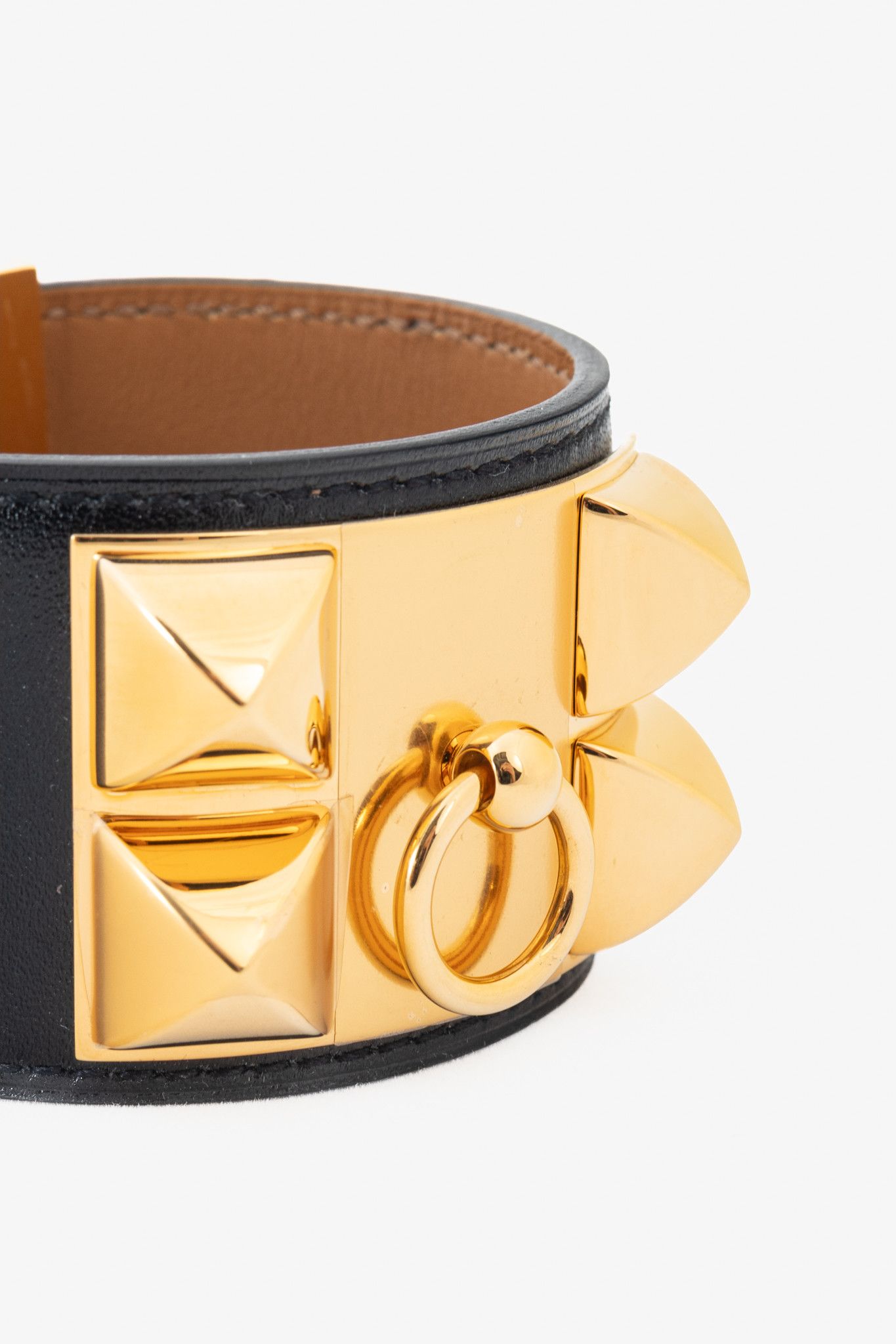 Hermes Hermes Collier de Chien Box-Calfskin GHW Bracelet Size ONE SIZE - 4 Thumbnail