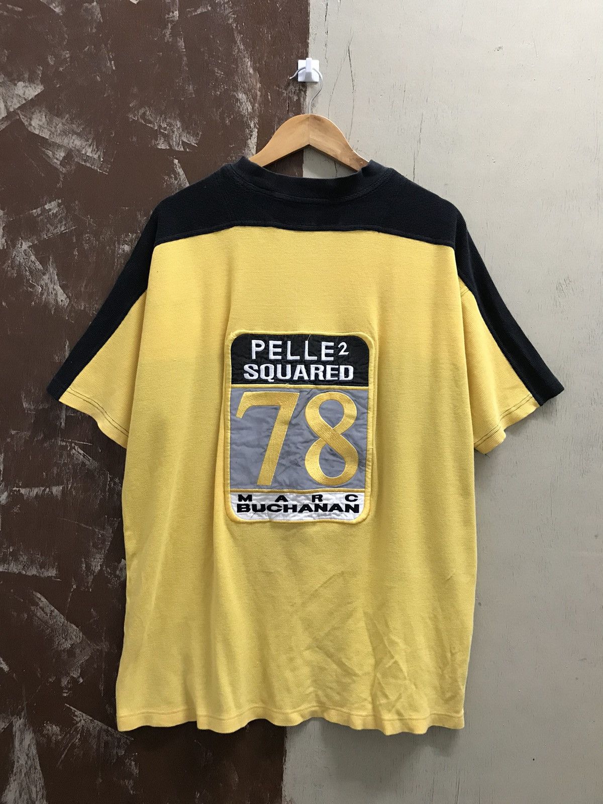 Marc Buchanan Vintage Pelle Pelle Marc Buchanan Big Spellout Tee Size US L / EU 52-54 / 3 - 4 Thumbnail