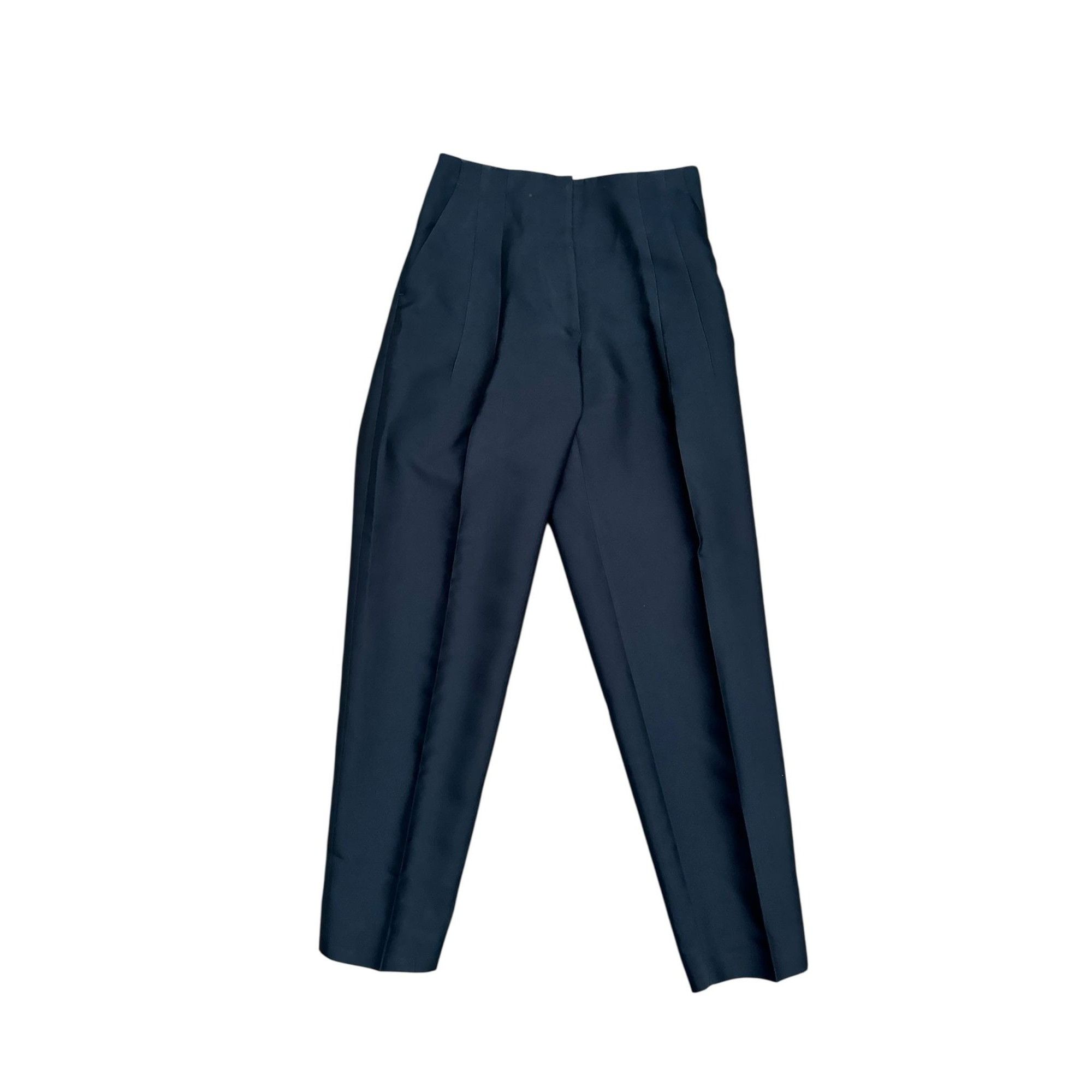 Celine Phoebe Philo Black High Waist pants Size 26" / US 2 / IT 38 - 1 Thumbnail
