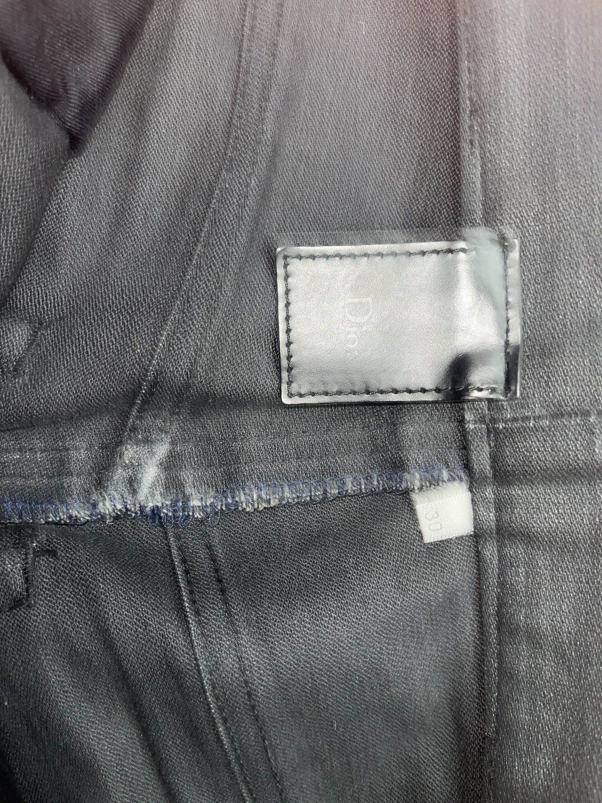 Christian Dior Monsieur Black Waxed Dior denim Size US 30 / EU 46 - 5 Thumbnail