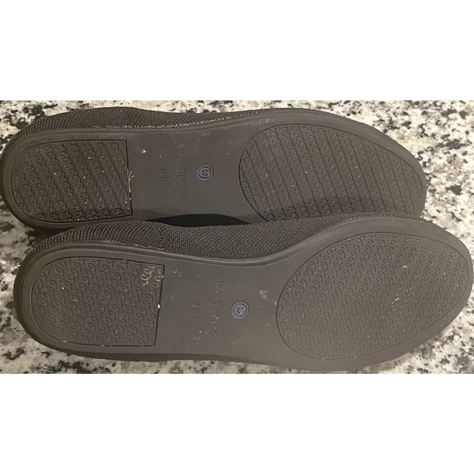 Rothy's Rothy’s The Flat Flat Black Solid Round Toe Slip On Cushioned Women 9.5 US/7 UK/41 EU Shoes Size US 7 / IT 37 - 7 Thumbnail