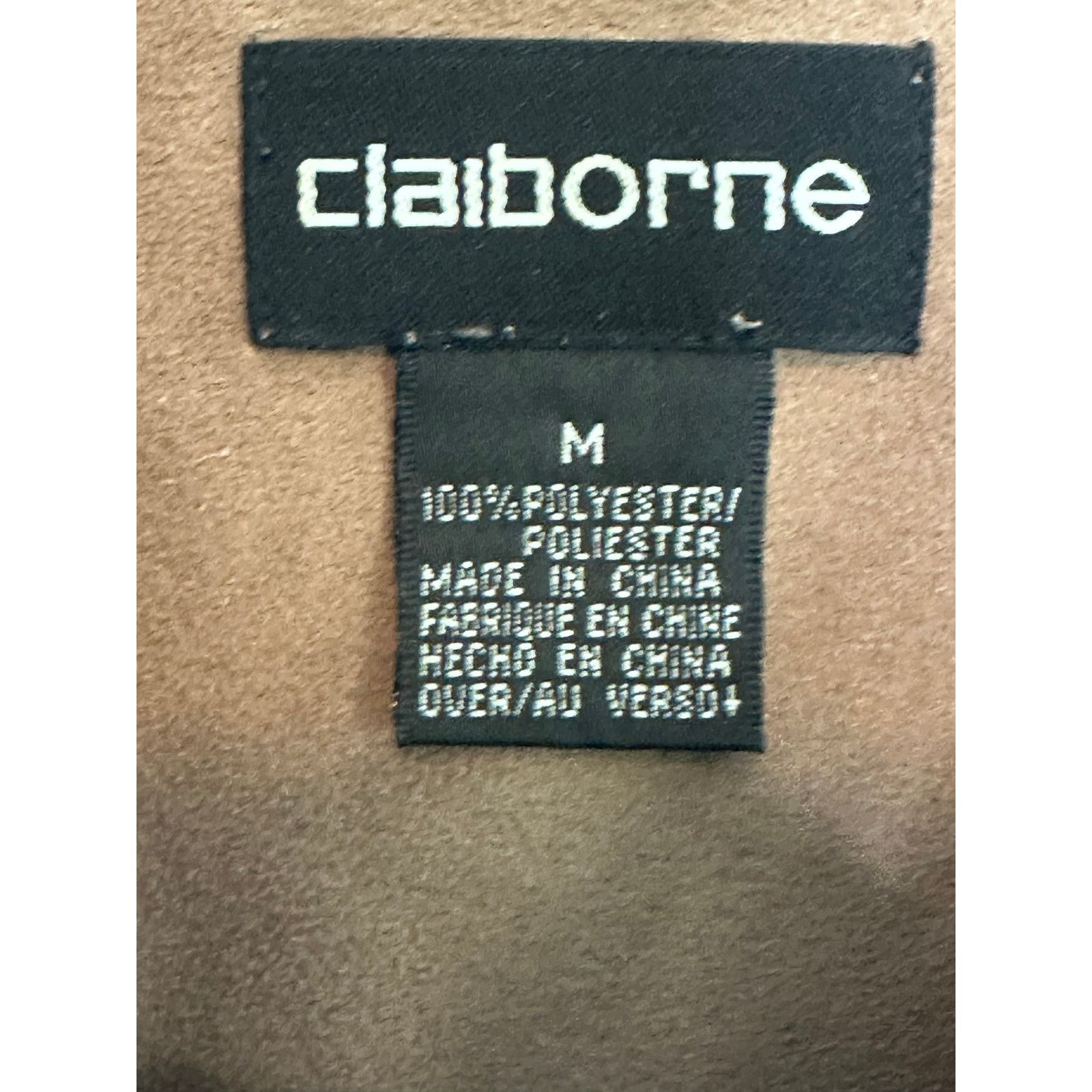 Liz Claiborne Claiborne brown long sleeves worker shirt size medium Size US L / EU 52-54 / 3 - 3 Thumbnail