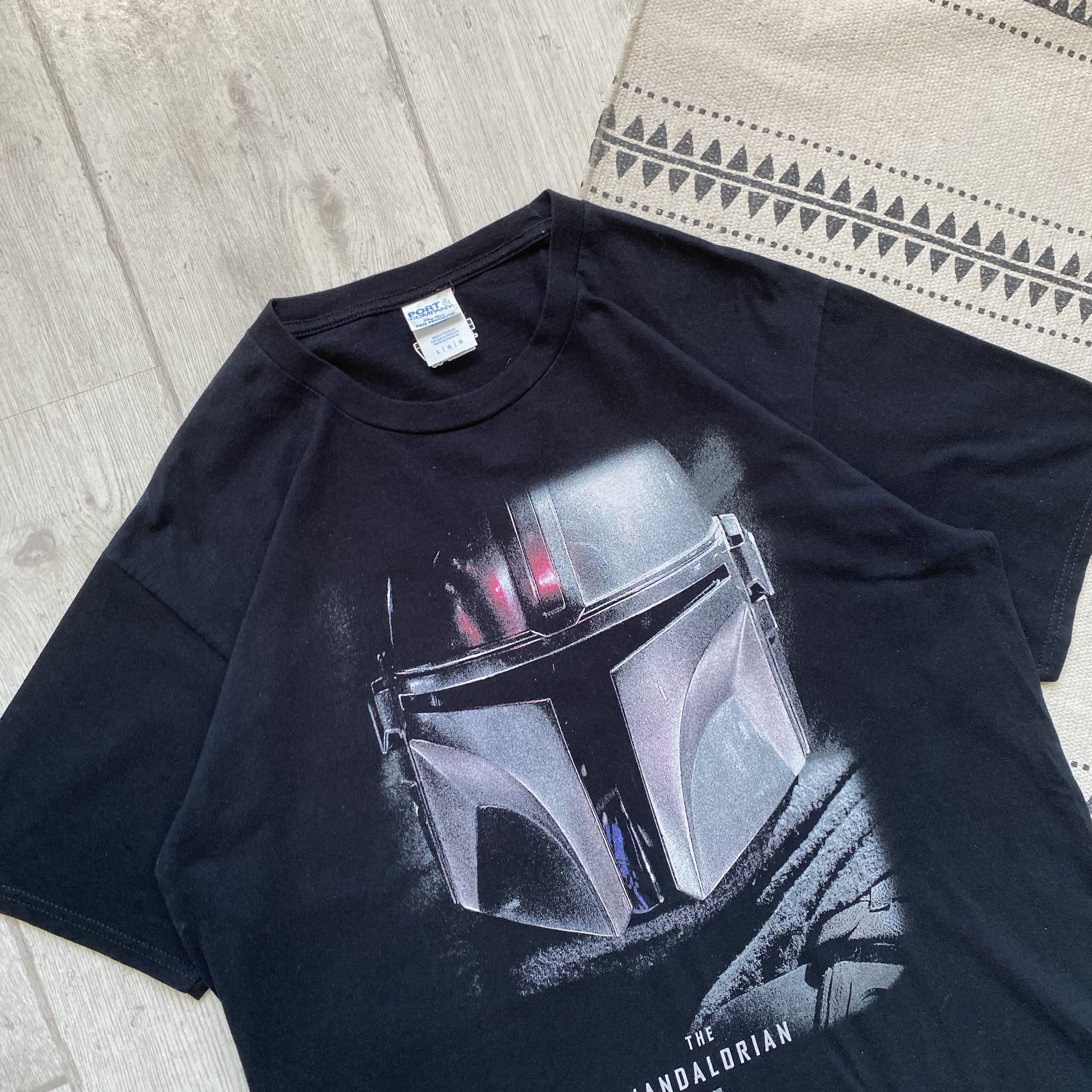 Star Wars 📺 MOVIE Star Wars tee The Mandalorian Y2K Size US L / EU 52-54 / 3 - 2 Thumbnail