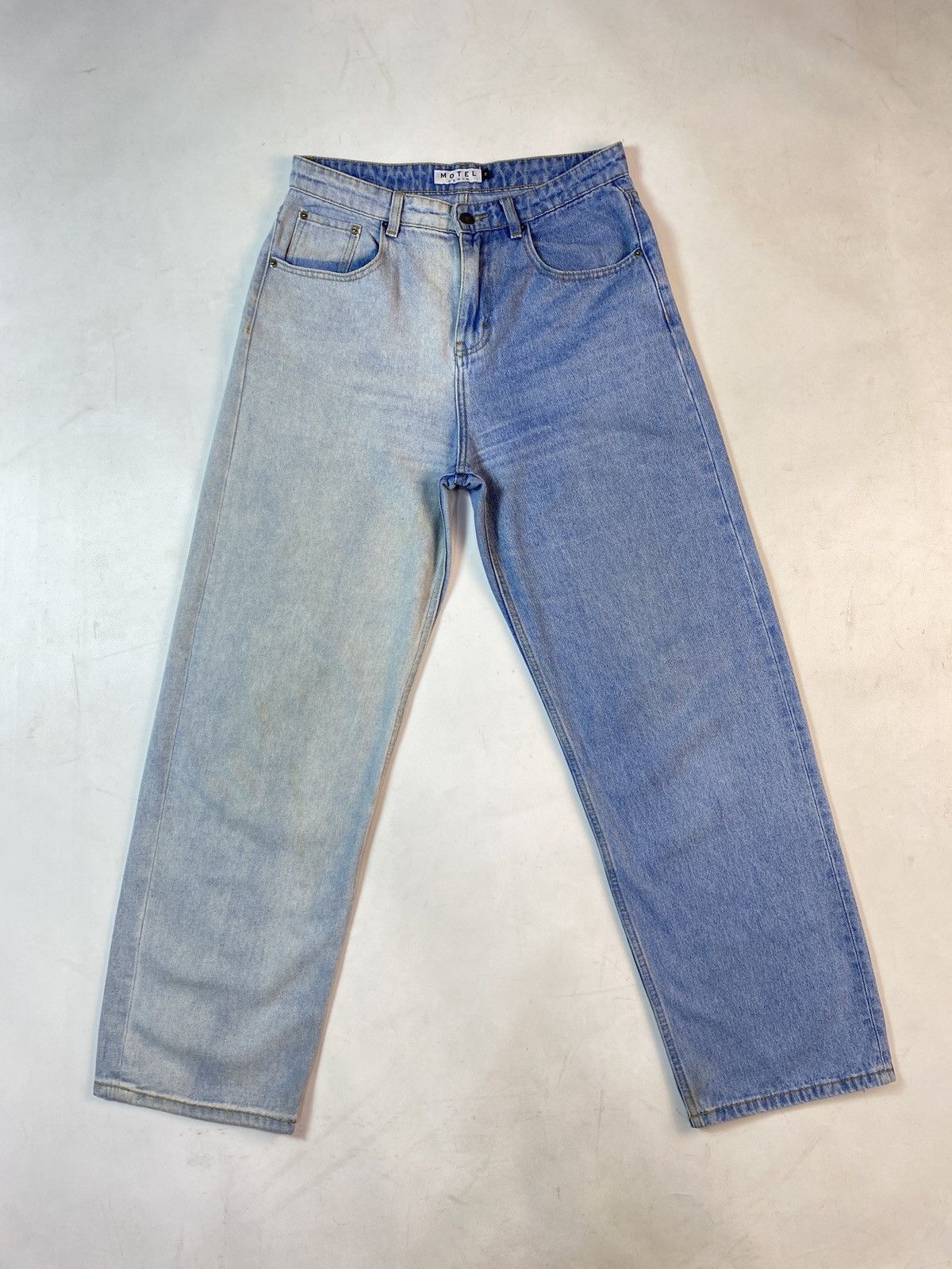 Other Motel Low Rise Wide Leg Jeans Size 30" / US 8 / IT 44 - 1 Thumbnail