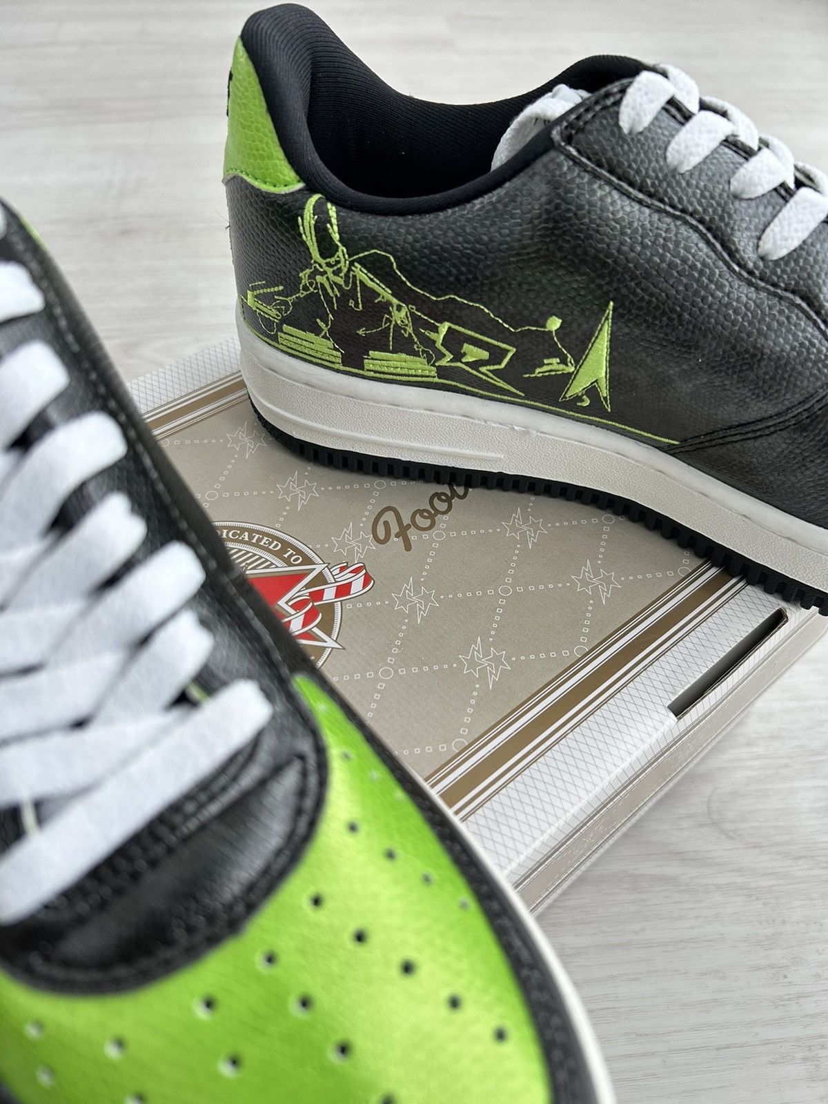 Bape × Futura VERY RARE OG 2003 A BATHING APE X UNKLE SNAKESKIN BAPESTA Size US 9 / EU 42 - 6 Thumbnail