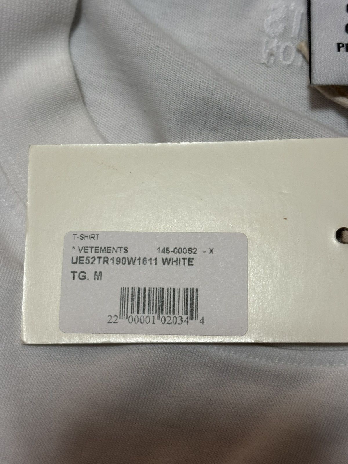 Vetements Vetements Single tee Size US M / EU 48-50 / 2 - 8 Thumbnail