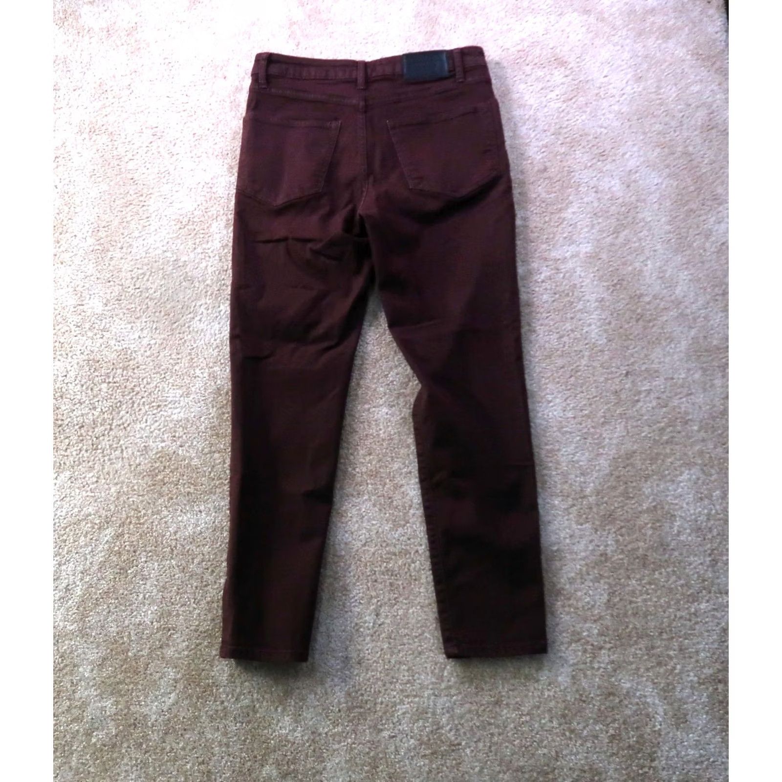 Express Express Jeans Skinny 30x30 Red Denim Stretch Slim 5-Pocket Mens Cotton Blend Size US 30 / EU 46 - 7 Thumbnail