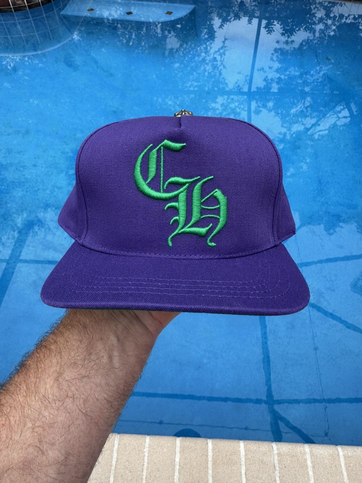 Chrome Hearts Purple Hat | Grailed