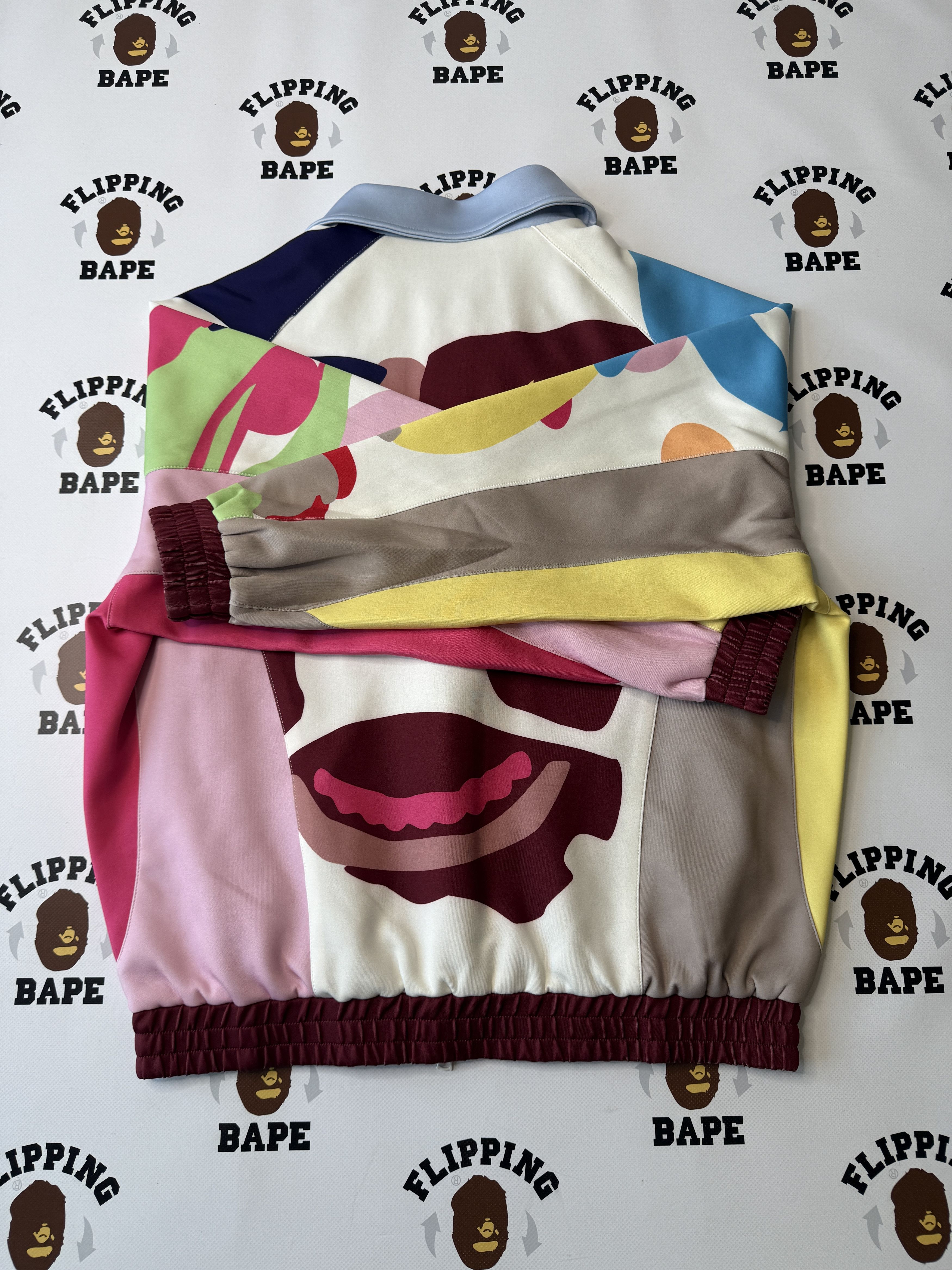 Bape × KidSuper BAPE X KIDSUPER PATCHWORK TRACK JACKET Size US M / EU 48-50 / 2 - 2 Thumbnail