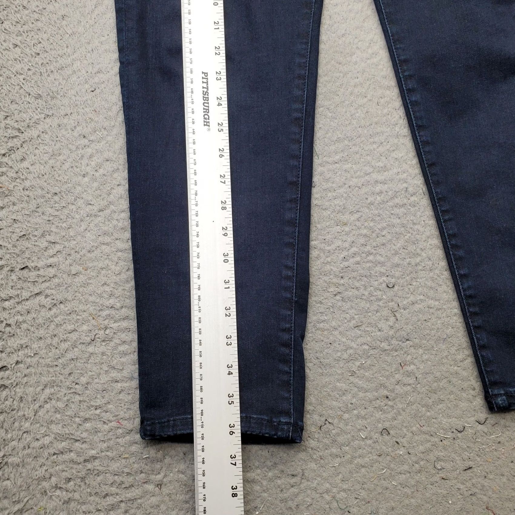 Banana Republic Banana Republic Womens Jeans Skinny 31 Blue Denim High Rise Outdoor Vintage No Size 24" / US 00 / IT 34 - 3 Thumbnail