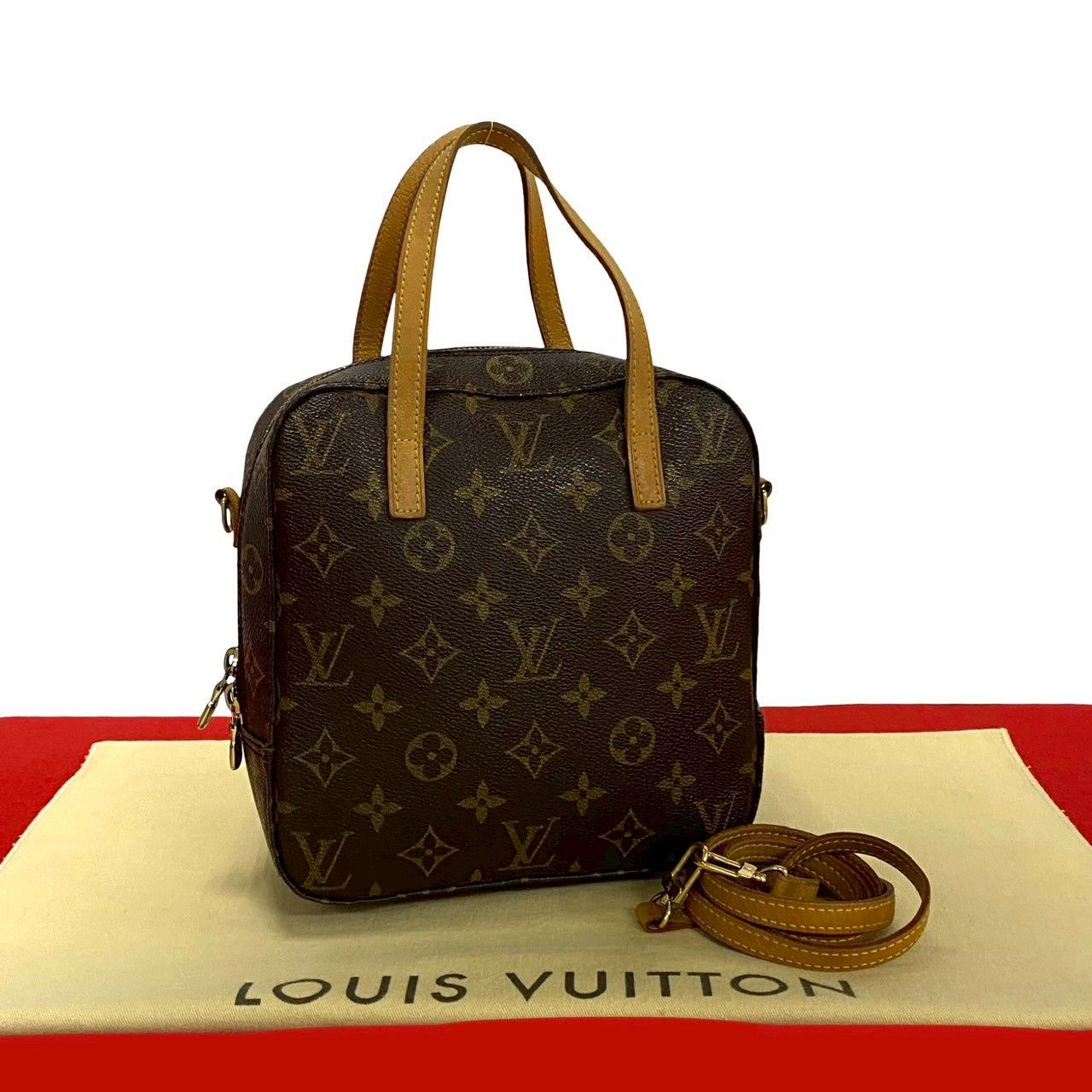 Louis Vuitton Louis Vuitton Louis Vuitton Spontini Monogram 2way Bag Canvas Shoulder Bag DUTY FREE for USA Size ONE SIZE - 1 Thumbnail