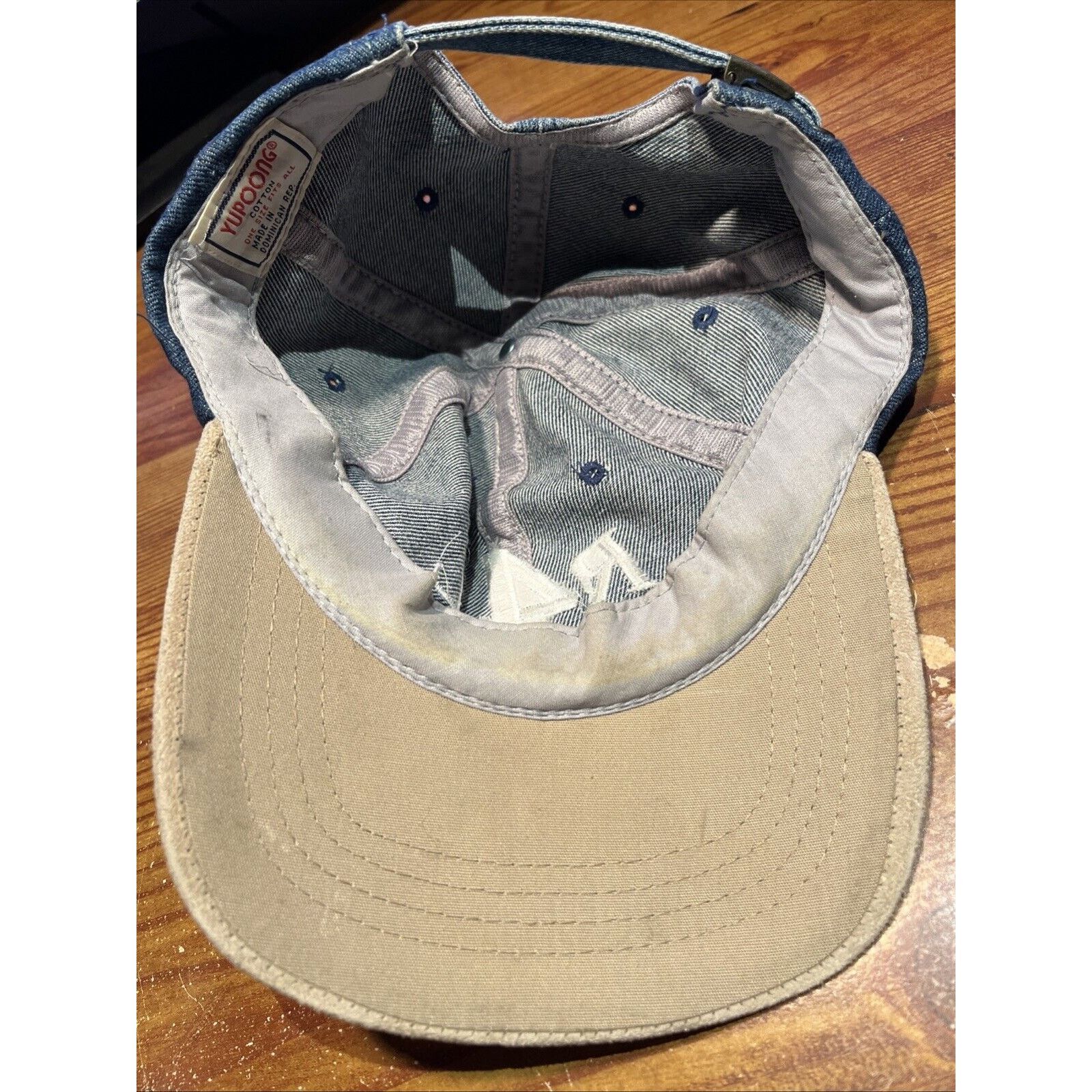 Yupong Vintage 90s R4L Denim Blue Jean Hat Yupoong Cotton One Size Size ONE SIZE - 5 Thumbnail