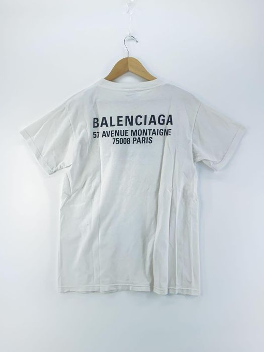 balenciaga new logo out tee