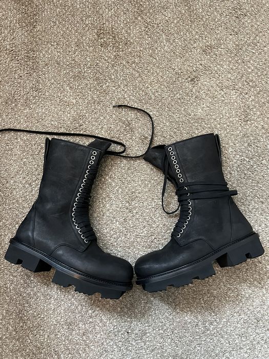 Rick Owens Rick Owens Army Megatooth Boots | Grailed