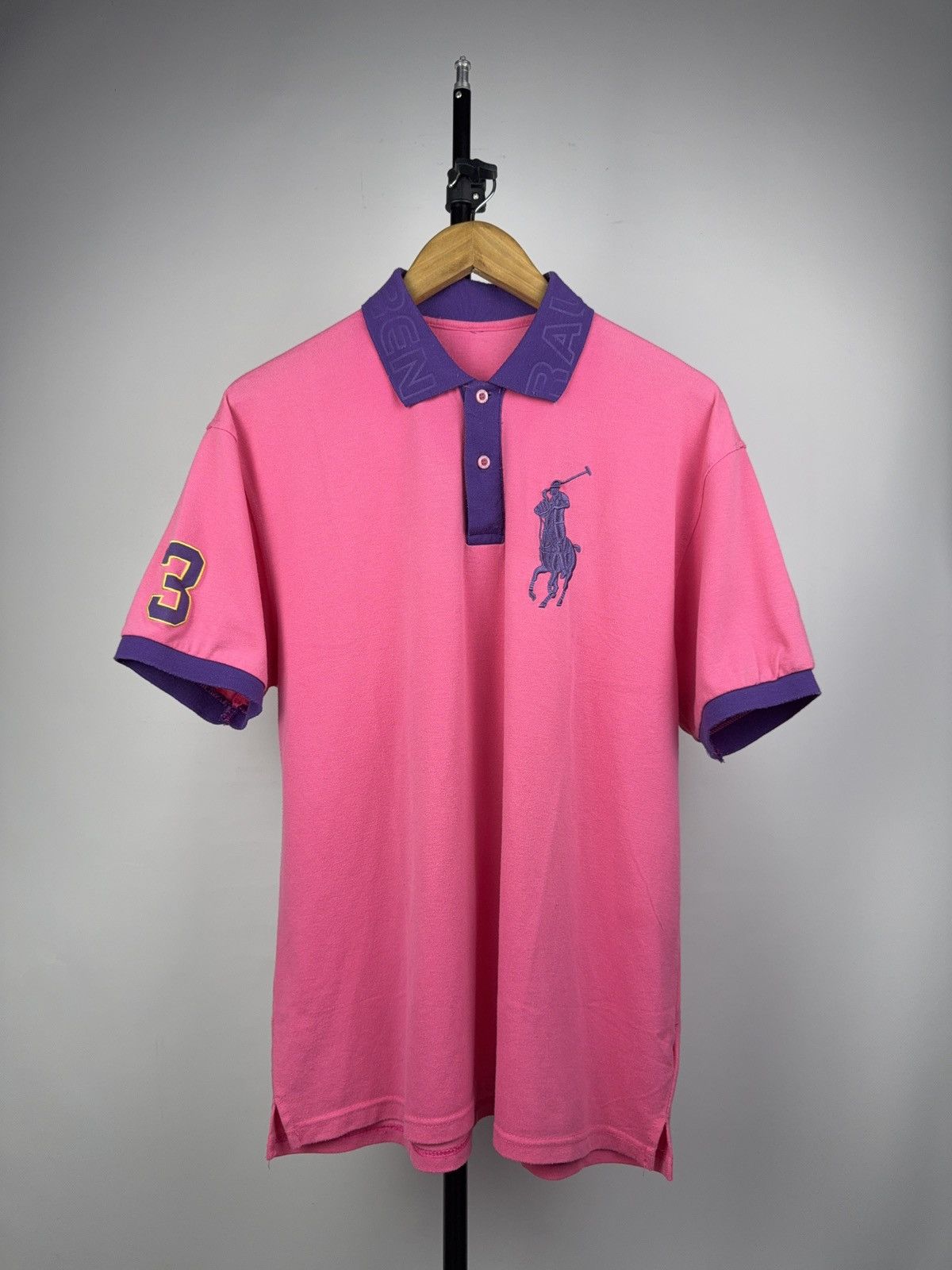 Polo Ralph Lauren 90s Polo Ralph Lauren Big Pony Embroidered Collar Polo Shirt Size US L / EU 52-54 / 3 - 1 Thumbnail