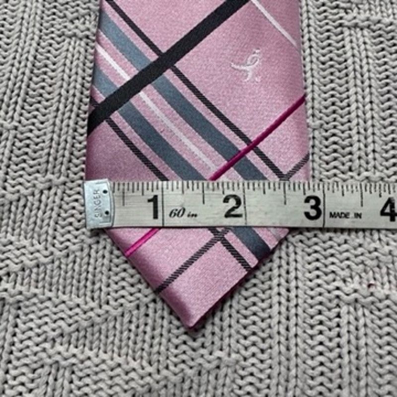 Other Susan G Komen pink plaid breast cancer tie Size ONE SIZE - 5 Thumbnail