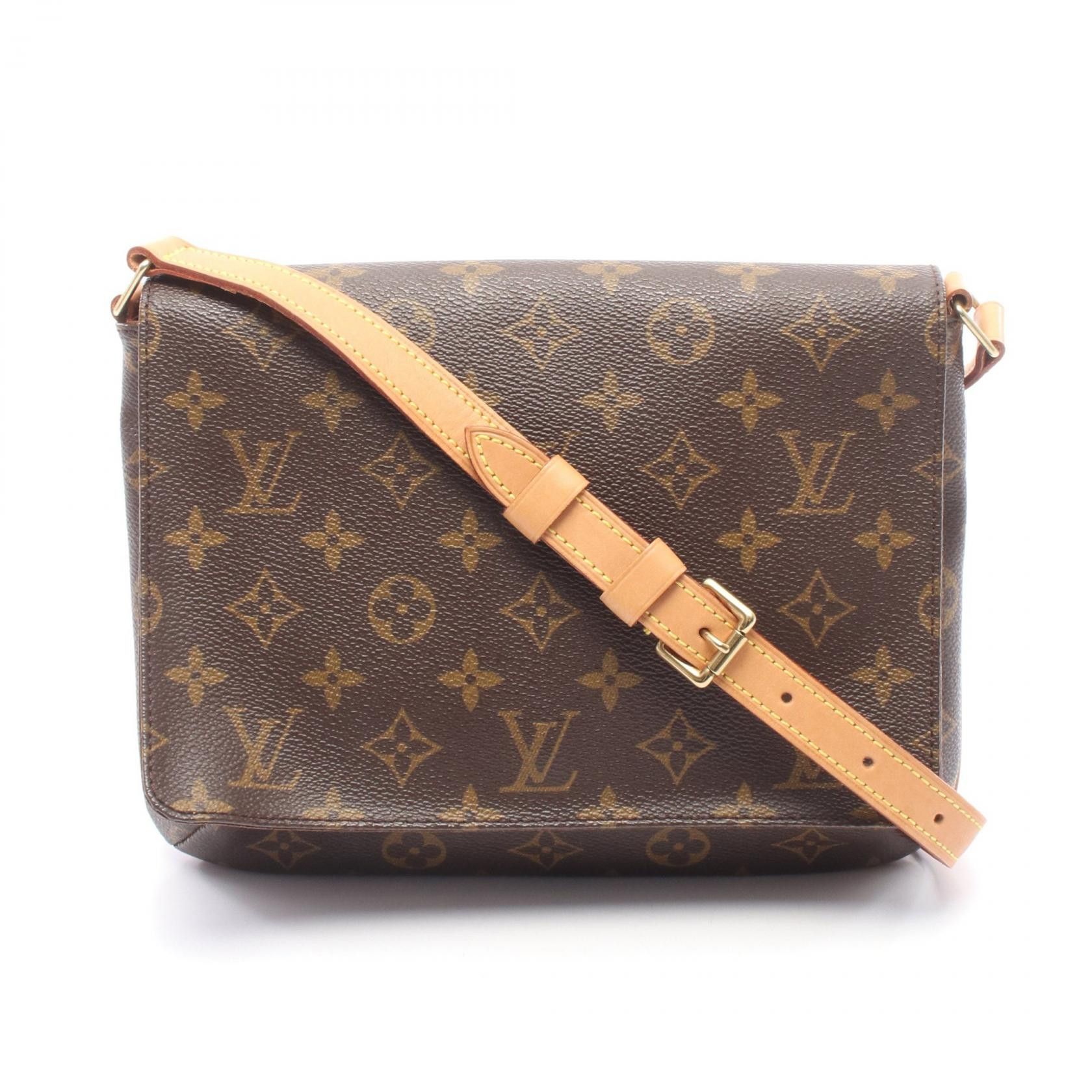 Louis Vuitton Louis Vuitton Louis Vuitton Musette Tango Monogram Coated Canvas Shoulder Bag Textile Shoulder Bag M51257 DUTY FREE for USA Size ONE SIZE - 1 Thumbnail
