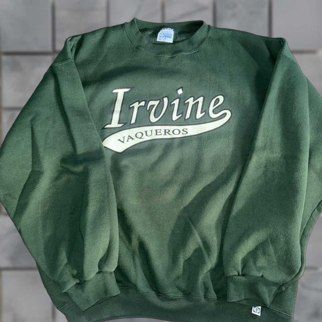 Vintage VINTAGE Discus Athletic Crewneck Sweatshirt Green 2XL USA Vaqueros Irvine Men Pullover Athletic Cross Training Modern Shirt Size US XXL / EU 58 / 5 - 1 Thumbnail