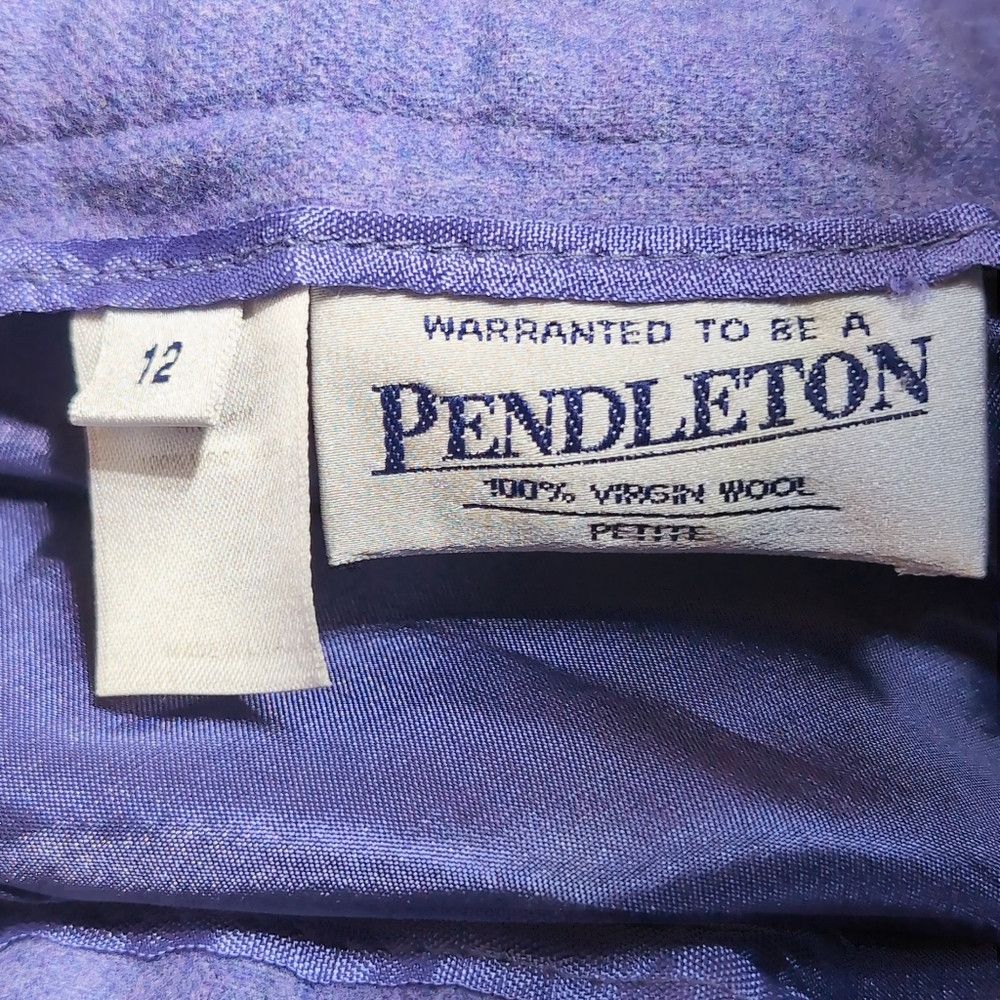 Pendleton Pendleton Suit Skirt Set sz 14/12P Minor Flaw, Virgin Wool Size L / US 10 / IT 46 - 8 Thumbnail