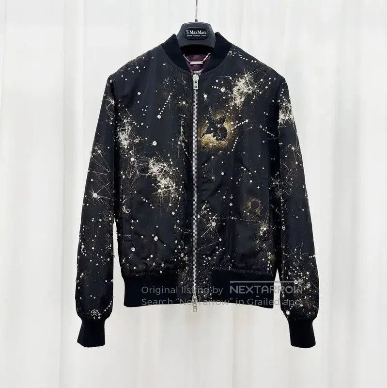 Givenchy Givenchy Women’s Black Graphic Bomber Jacket . Size S / US 4 / IT 40 - 1 Thumbnail