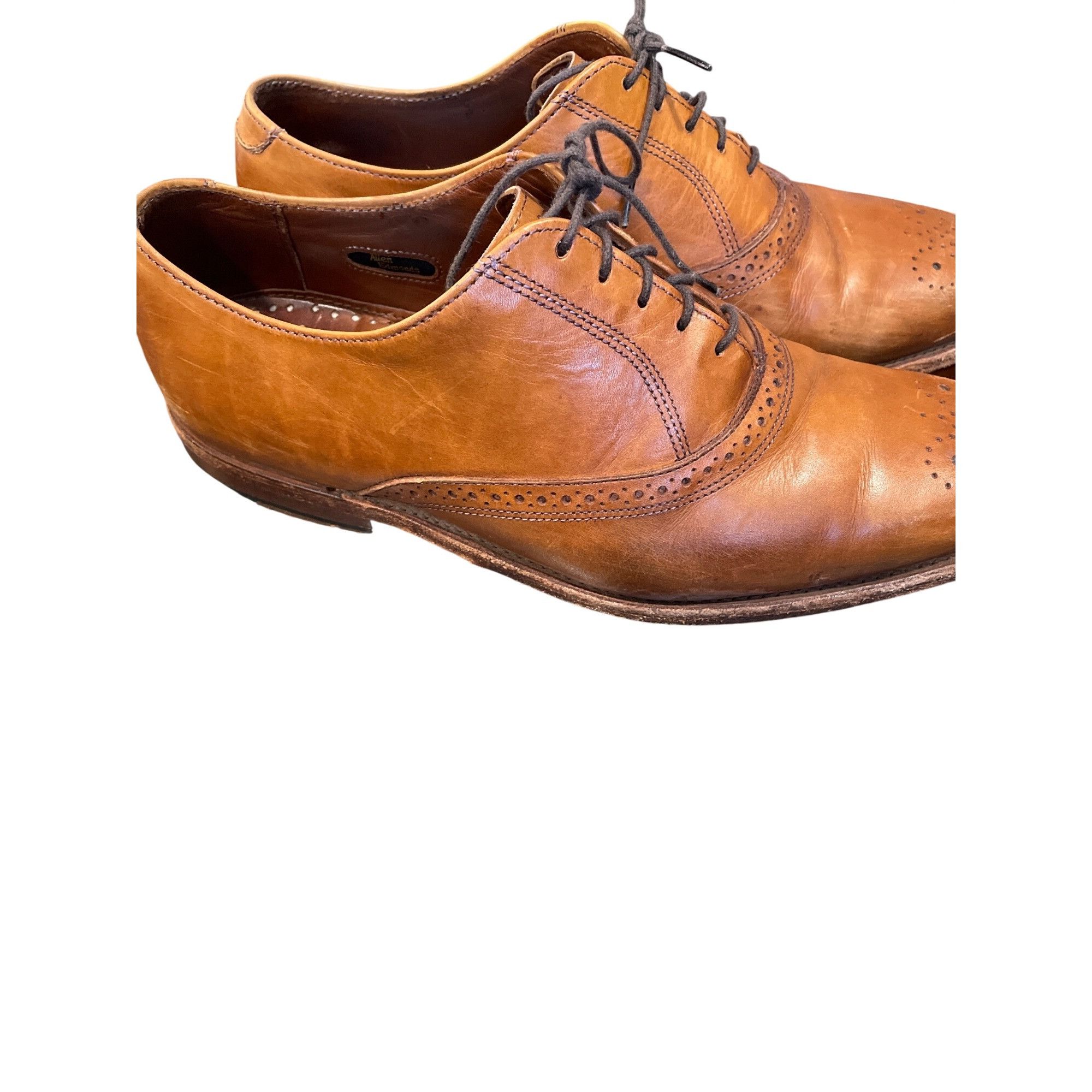 Allen Edmonds Allen Edmonds Augusta mens USA VTg brown leather oxford dre Size US 8.5 / EU 41-42 - 13 Thumbnail