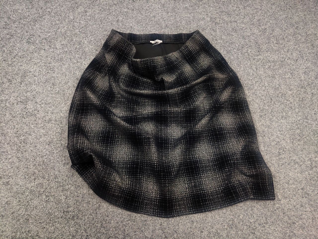 Wolford Wolford Black White Plaid Printed Short Pencil average skirt Size 29" - 2 Thumbnail