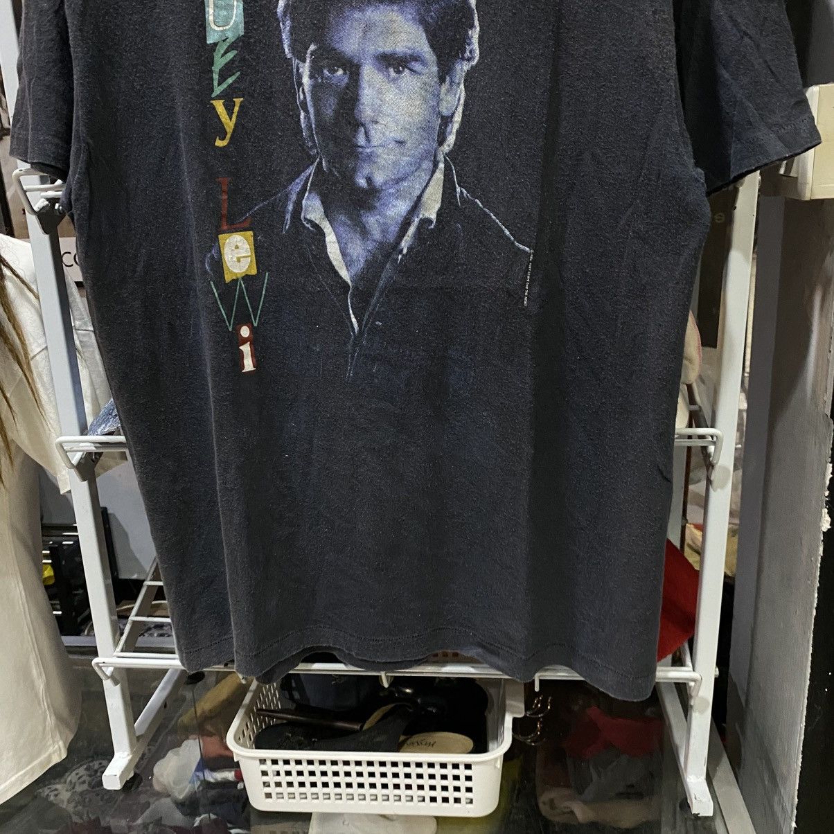Band Tees Vintage 1986 Huey Lewis and The News Concert Tour Shirt XL Size US XL / EU 56 / 4 - 4 Thumbnail