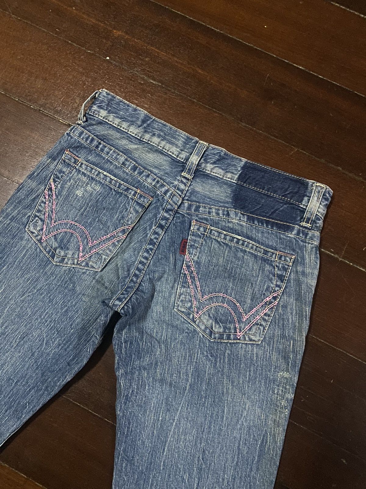 Edwin × If Six Was Nine × Japanese Brand FIRE 🔥 FLARE EDWIN 503 BLUE TRIP WIDE LEG BOOTCUT Size 32" / US 10 / IT 46 - 15 Thumbnail