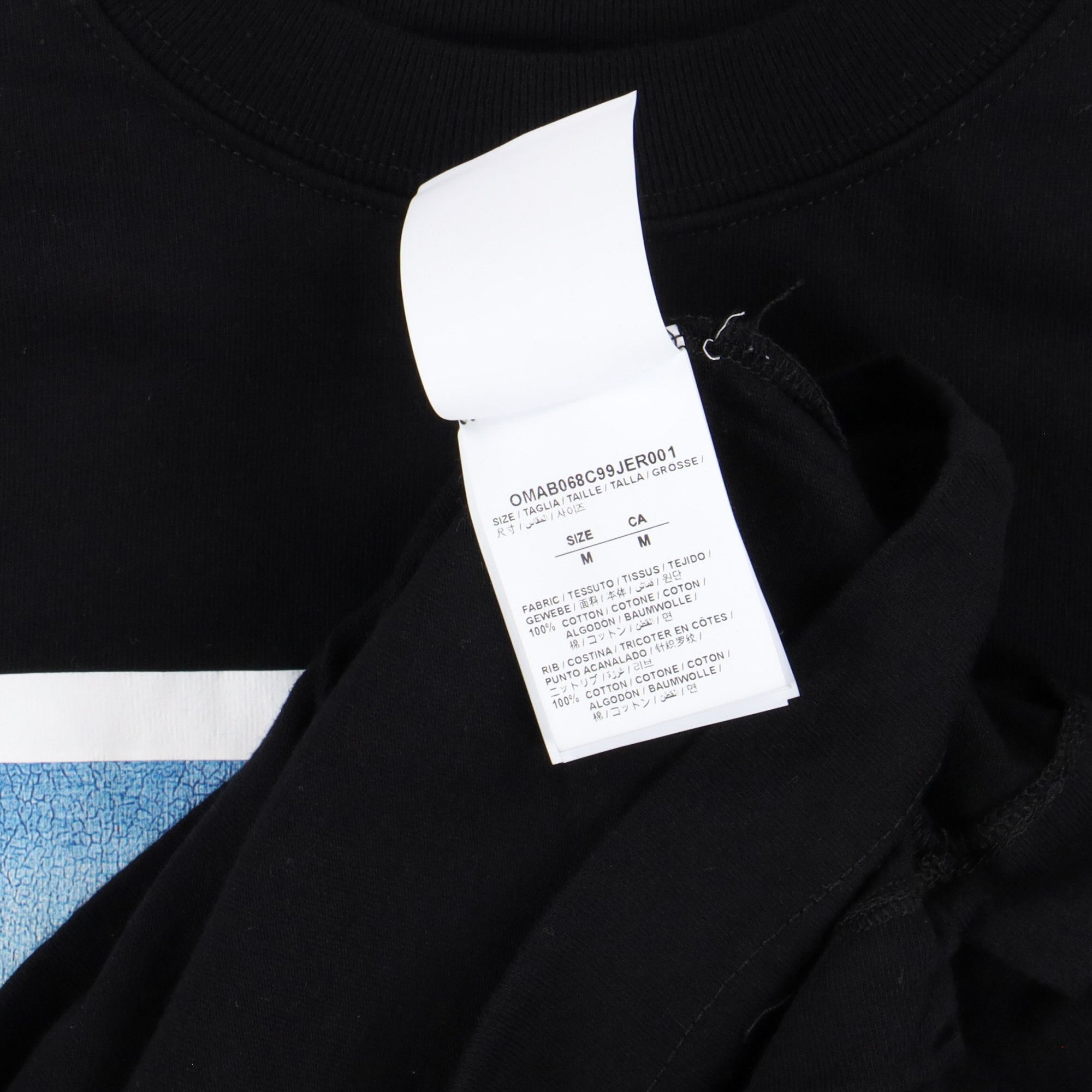 Off-White Black Mona Lisa Double Layer Long Sleeve Logo T-shirt Size US M / EU 48-50 / 2 - 5 Thumbnail