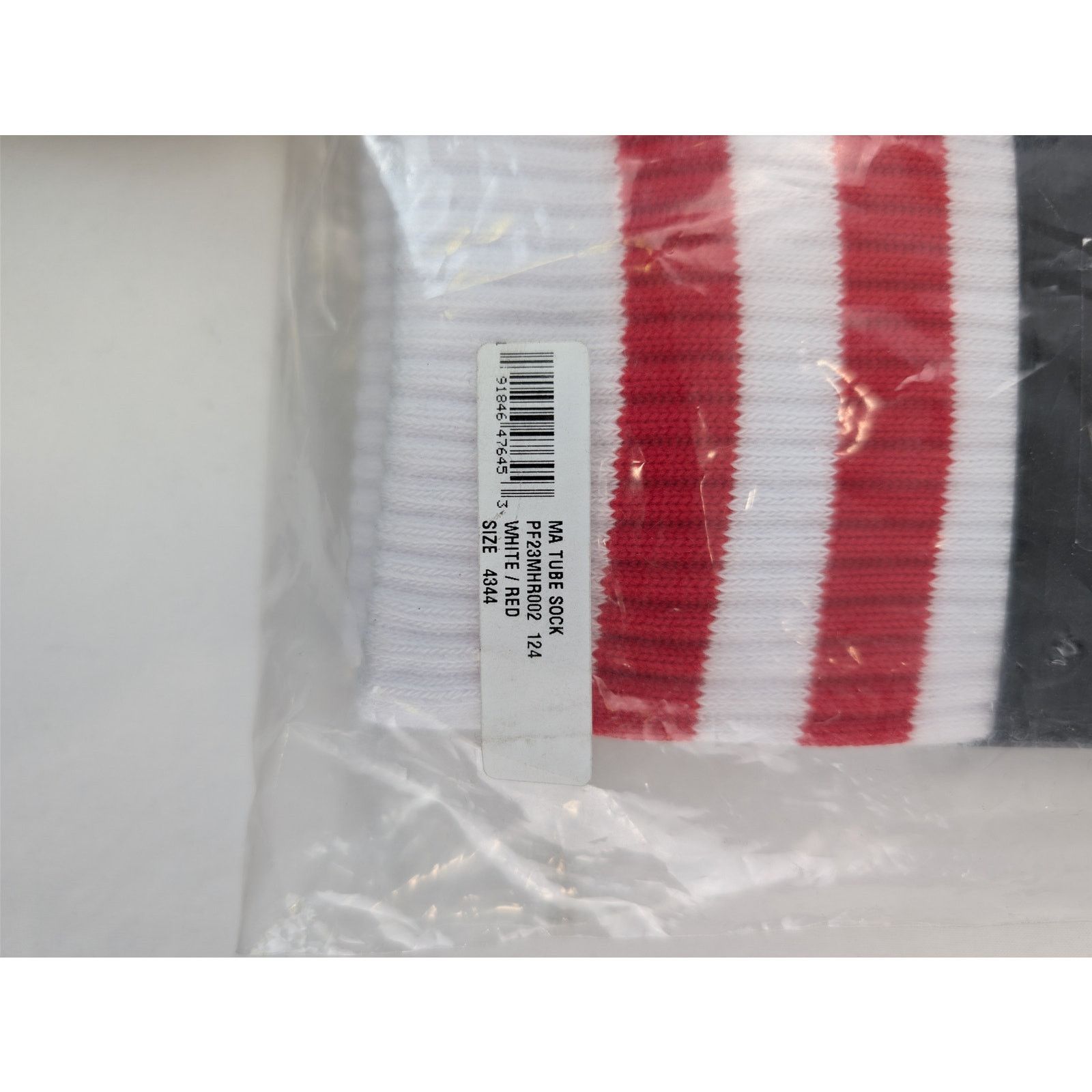 Amiri o1rshd1 Size: 43-44 / MA Tube Socks in White / Red Size ONE SIZE - 14 Thumbnail