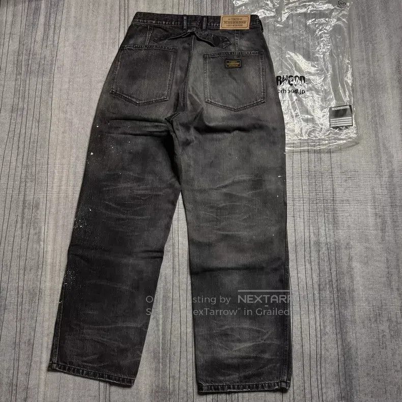 Neighborhood Neighborhood size M Black Water-washed Nevada Denim Jeans, Size US 27 - 2 Thumbnail