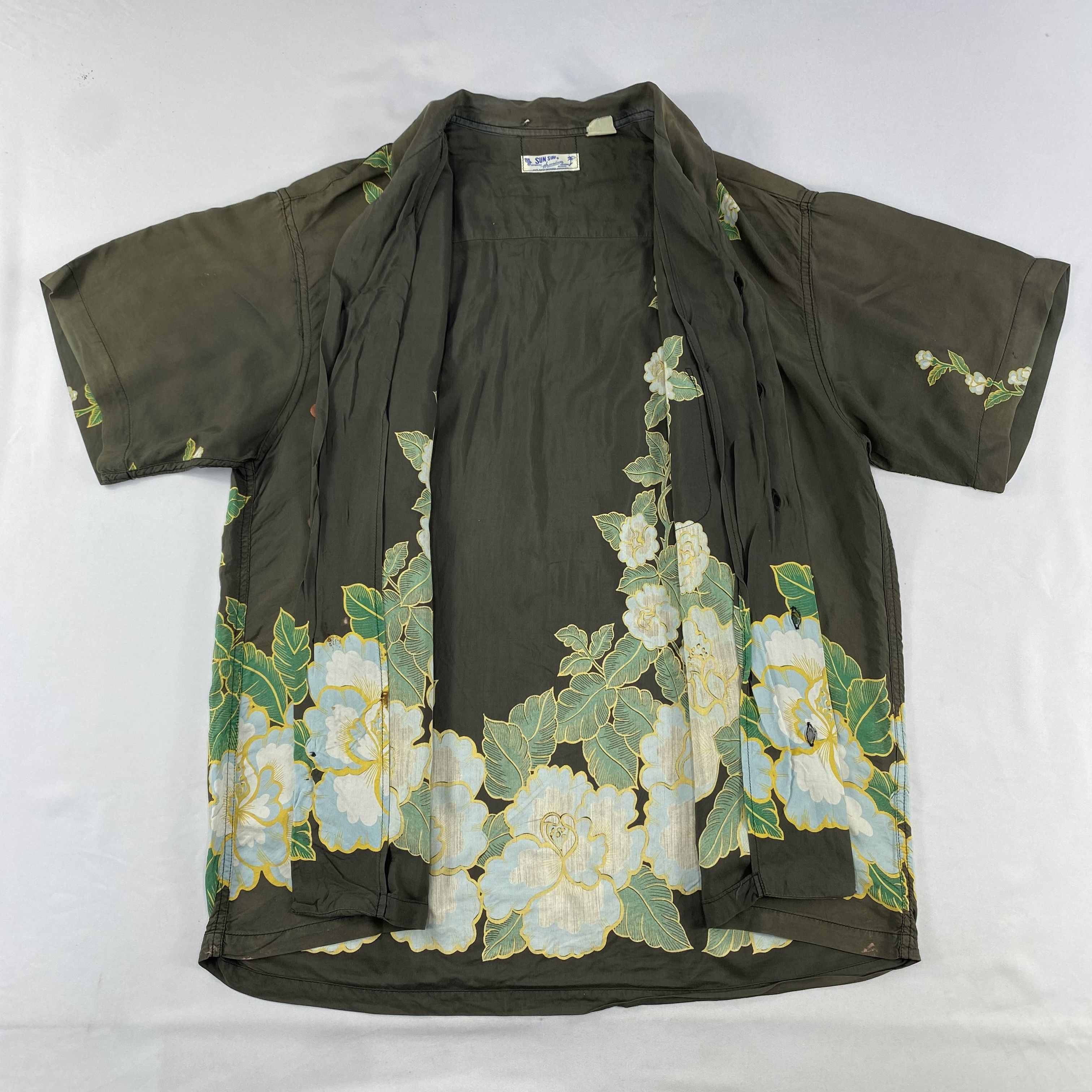 Sun Surf Vintage Sun Surf Flowers Aloha Hawaiian Shirt HW058 Size US M / EU 48-50 / 2 - 3 Thumbnail