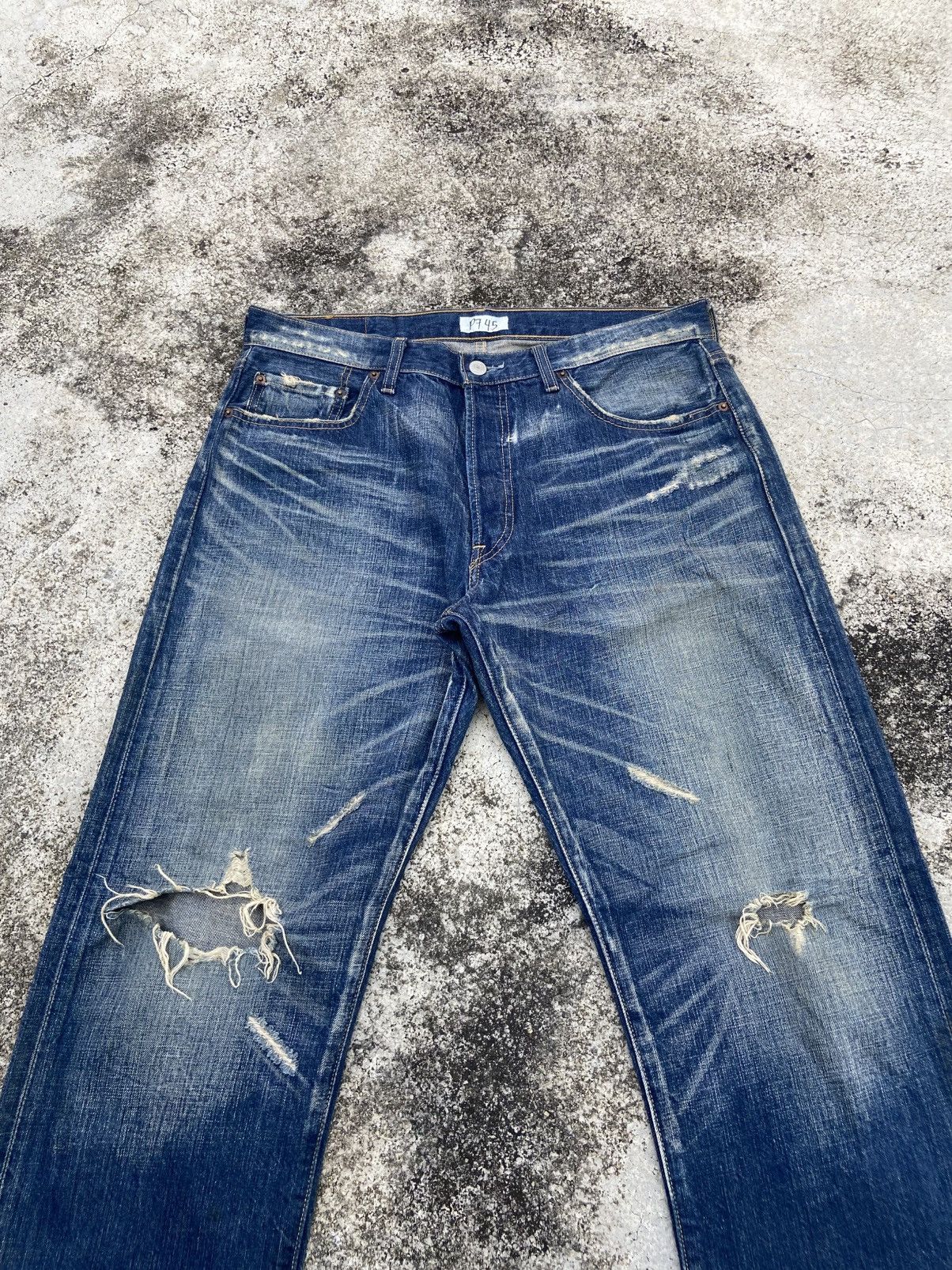 Levi's Vintage Levi’s 501 Nirvana Style Distressed Pant Size US 34 / EU 50 - 3 Thumbnail