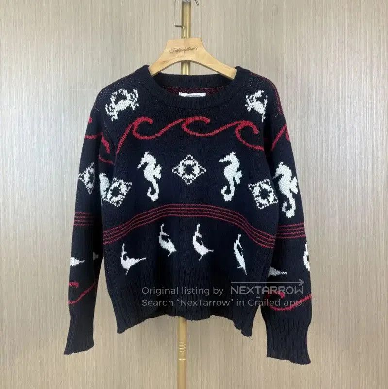 Thom Browne Thom Browne Black Wool Sweater for Women . Size L / US 10 / IT 46 - 1 Thumbnail