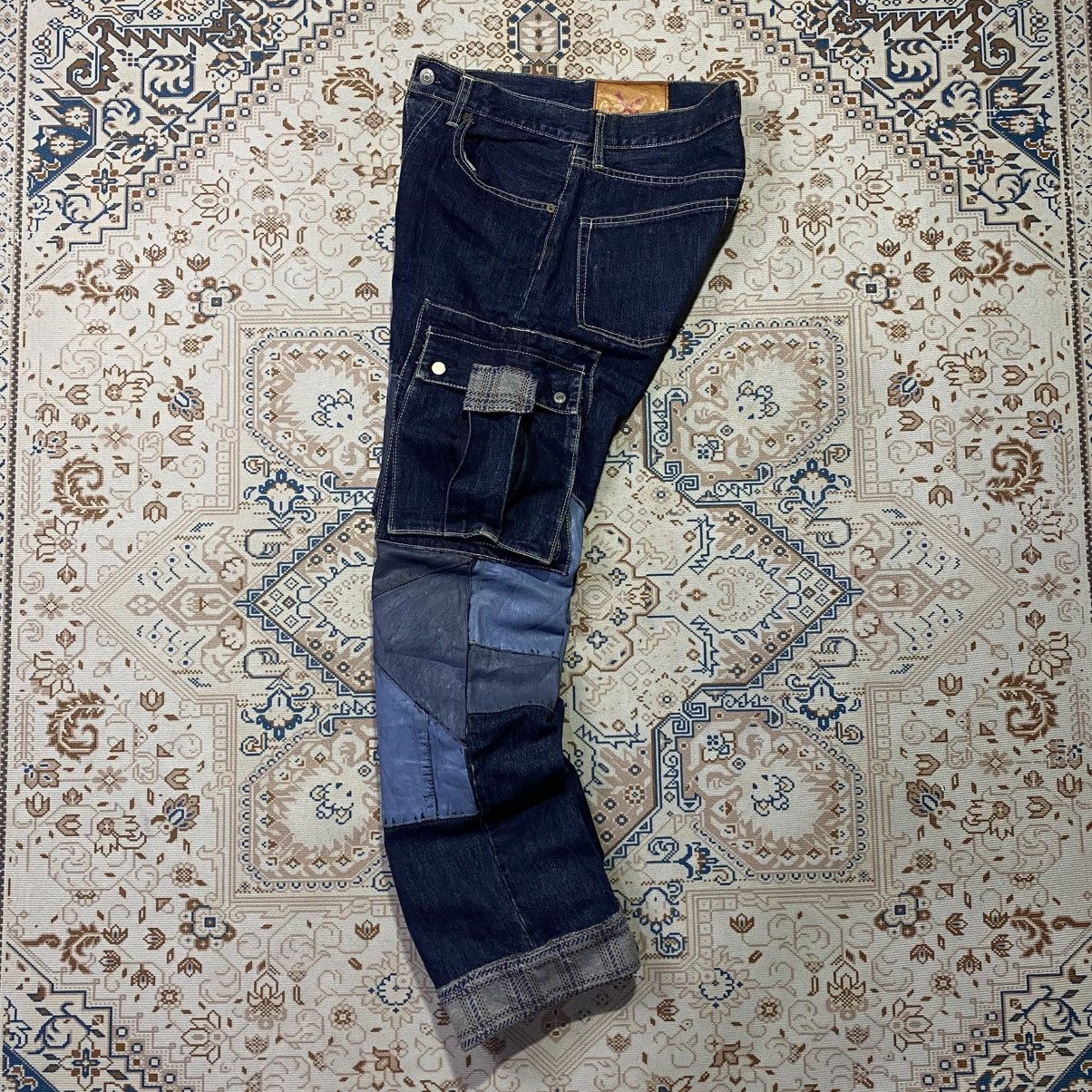 Japanese Brand BYEMRT PARIS FRANCE UNIQUE CARGO JEANS Size US 30 / EU 46 - 2 Thumbnail