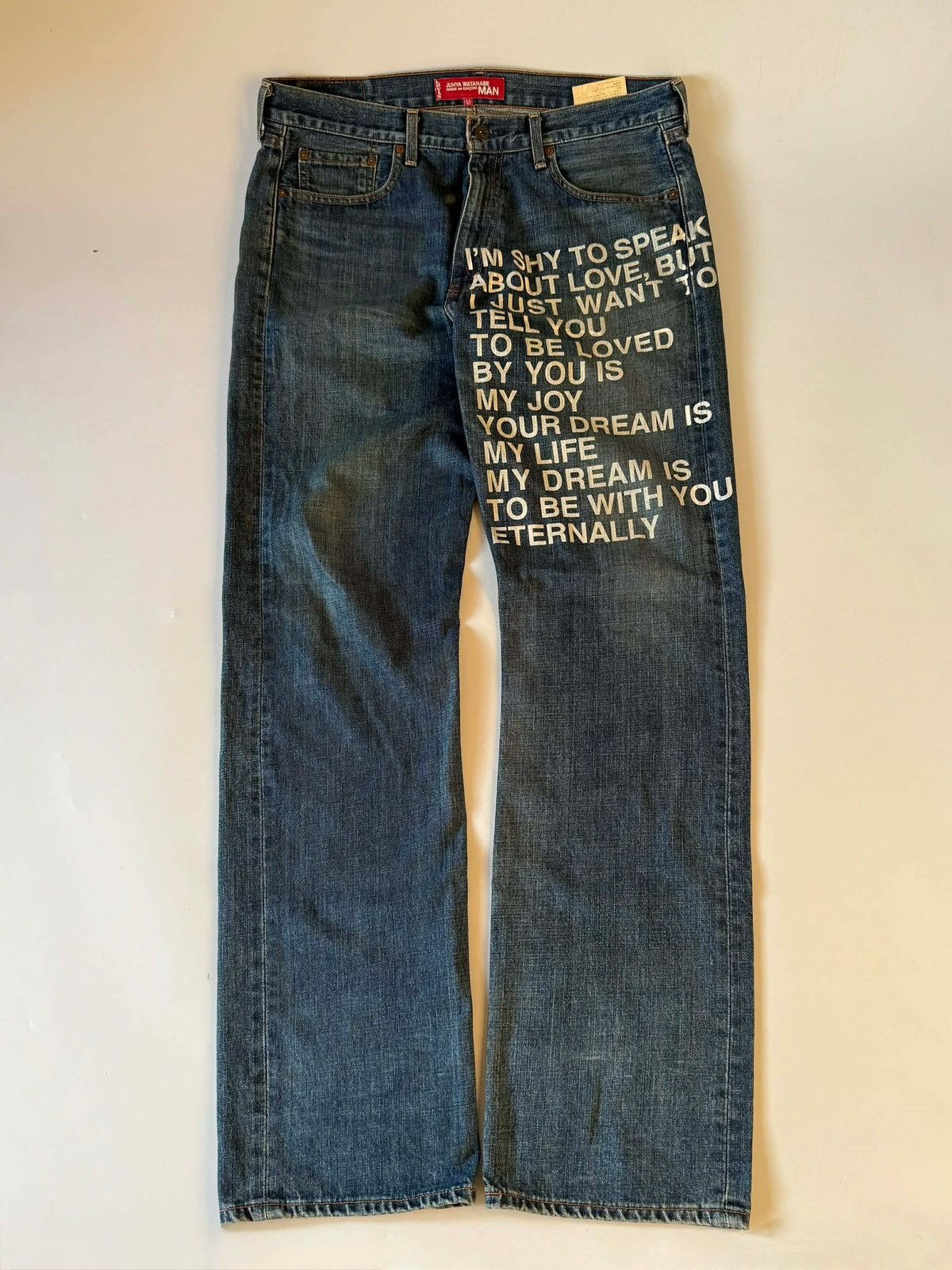 Junya Watanabe × Levi's × Pendleton Junya Watanabe x Levi's S/S 2002 "Eternal Love" Poem Pants Size US 34 / EU 50 - 1 Thumbnail