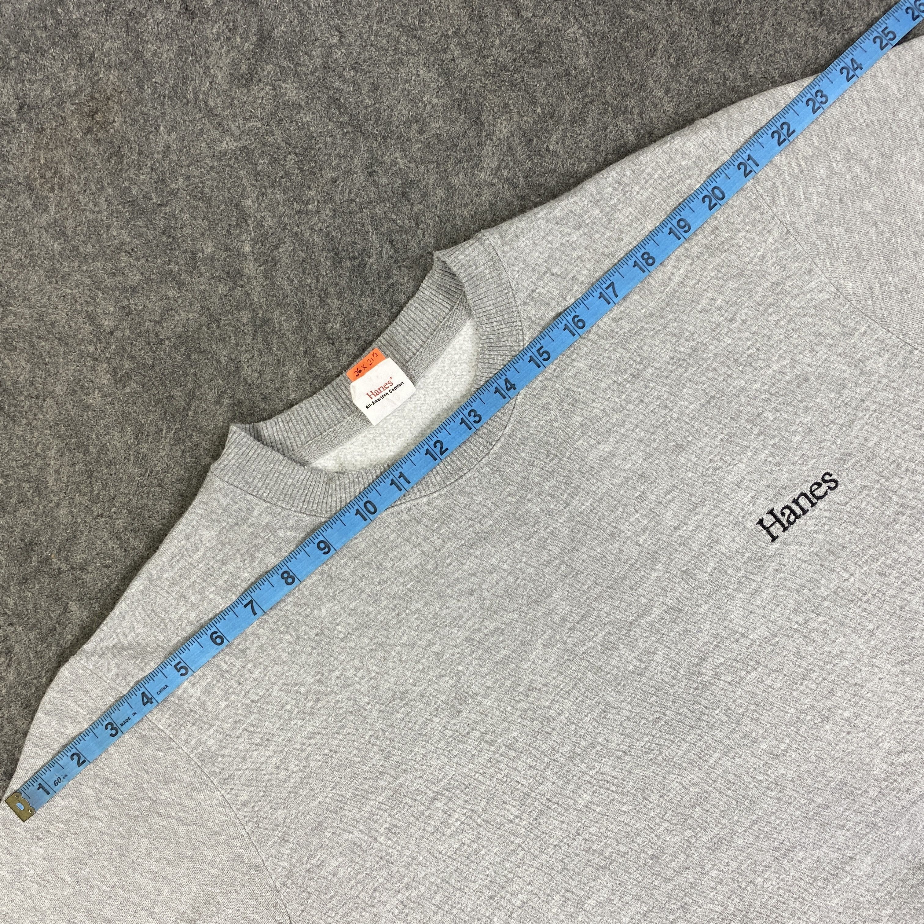 Hanes Vintage Hanes All American Comfort Sweatshirt Boxy-SW039 Size US L / EU 52-54 / 3 - 8 Thumbnail