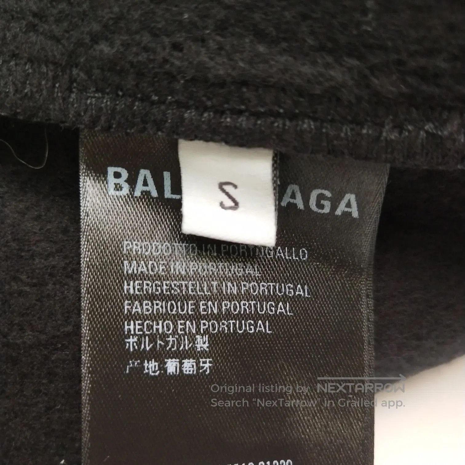 Balenciaga Balenciaga Size S Logo Print Cotton Hoodie. Size S / US 4 / IT 40 - 7 Thumbnail