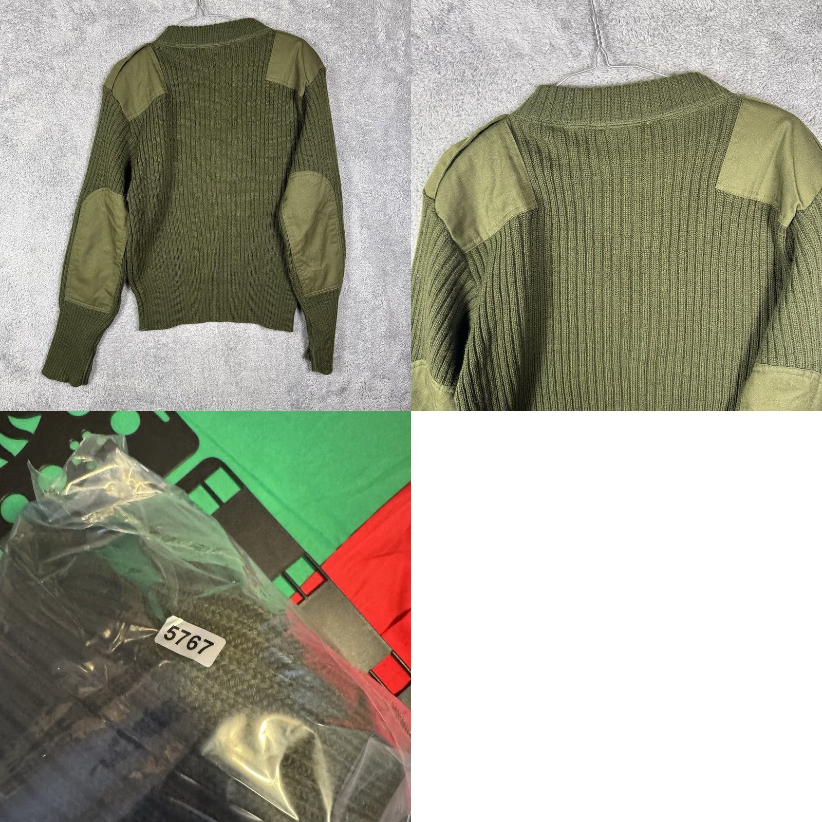 Vintage VINTAGE Mitts Nitts Sweater Mens L Green Service Wool Epaulette Men DefenseLogistics Agency Valor Size US L / EU 52-54 / 3 - 8 Thumbnail