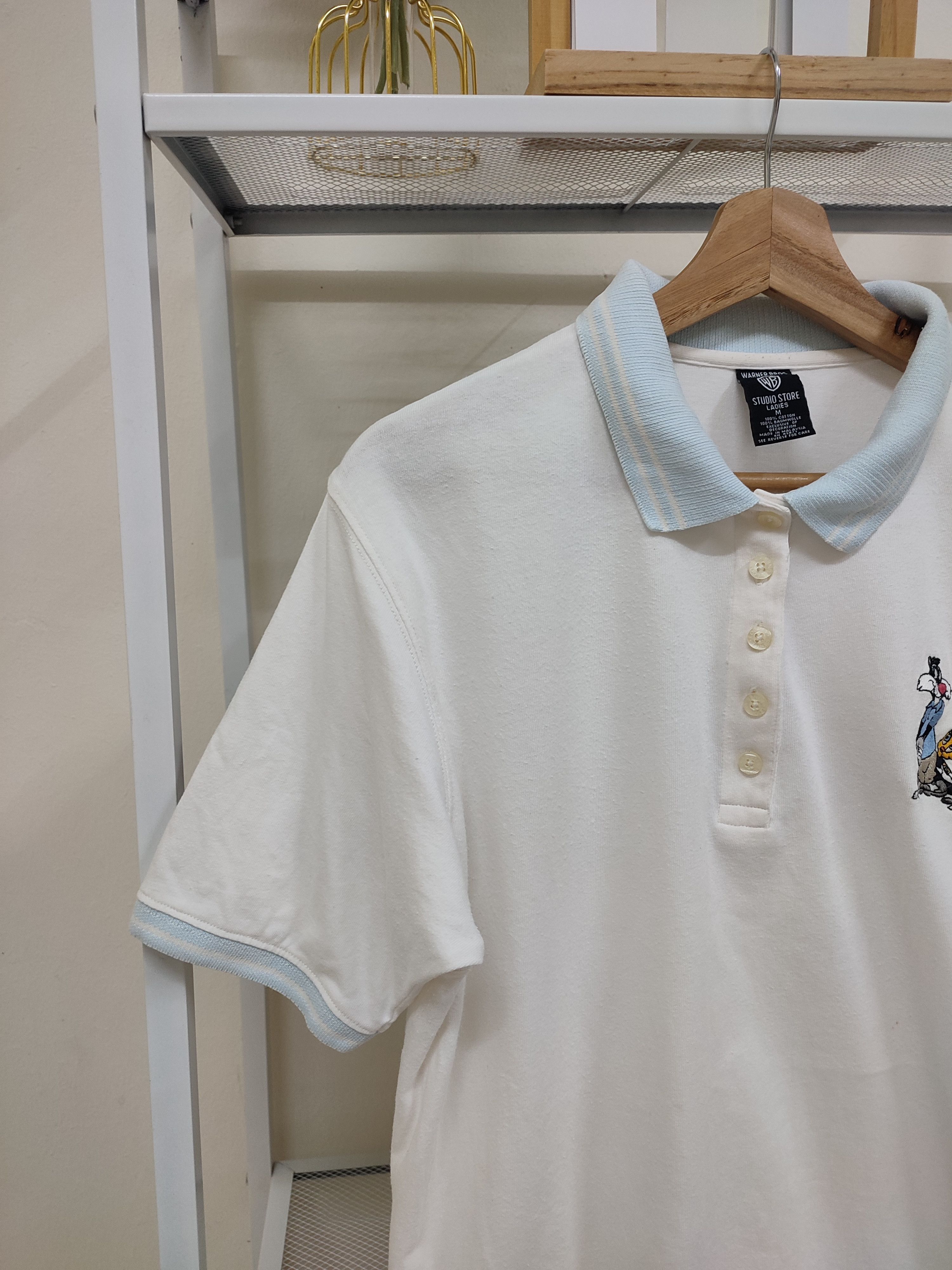 Cartoon Network × Vintage × Warner Bros Vintage 90s WARNER BROS EMBROIDERED CHARACTERS SHIRT Size M / US 6-8 / IT 42-44 - 4 Thumbnail