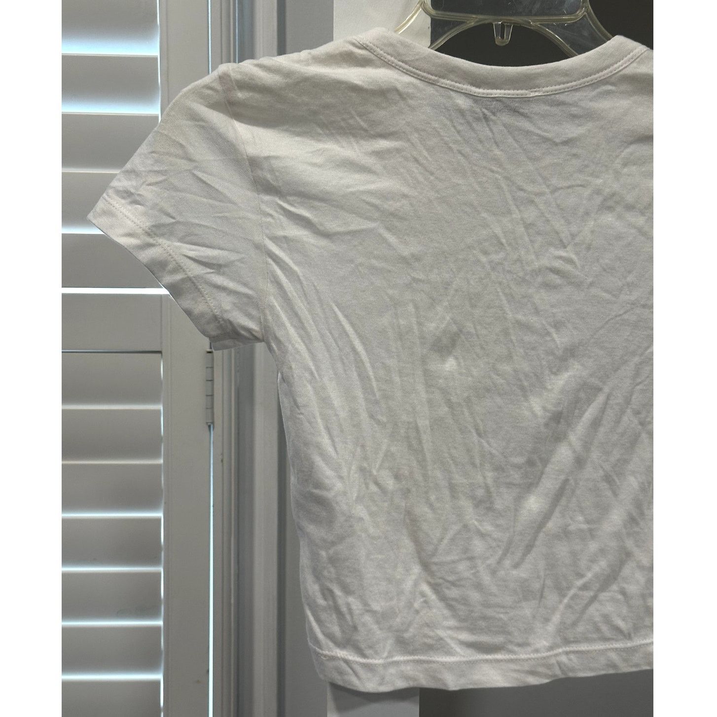 WeWoreWhat WeWoreWhat White Crop Crew Neck Short Sleeve TShirt XS NWOT Size XS / US 0-2 / IT 36-38 - 6 Thumbnail