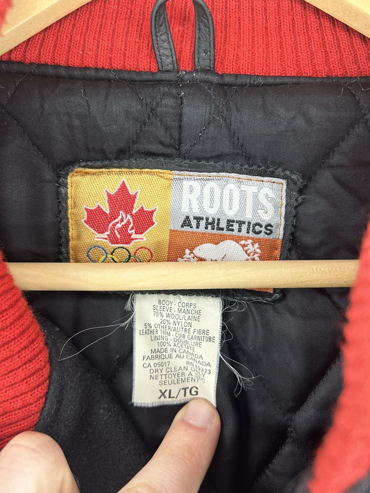 Roots Vintage Roots Team Canada 1998 Nagano Olympic Varsity Jacket Size US XL / EU 56 / 4 - 14 Thumbnail