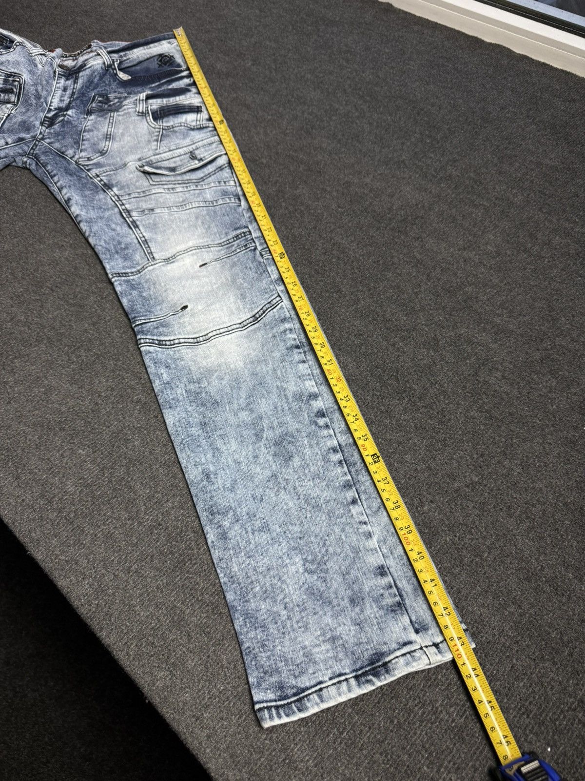 Japanese Brand Y2K 00s Japanese Punk Cipo&Baxx Punk Rock Biker Jeans Denim Size US 32 / EU 48 - 19 Thumbnail