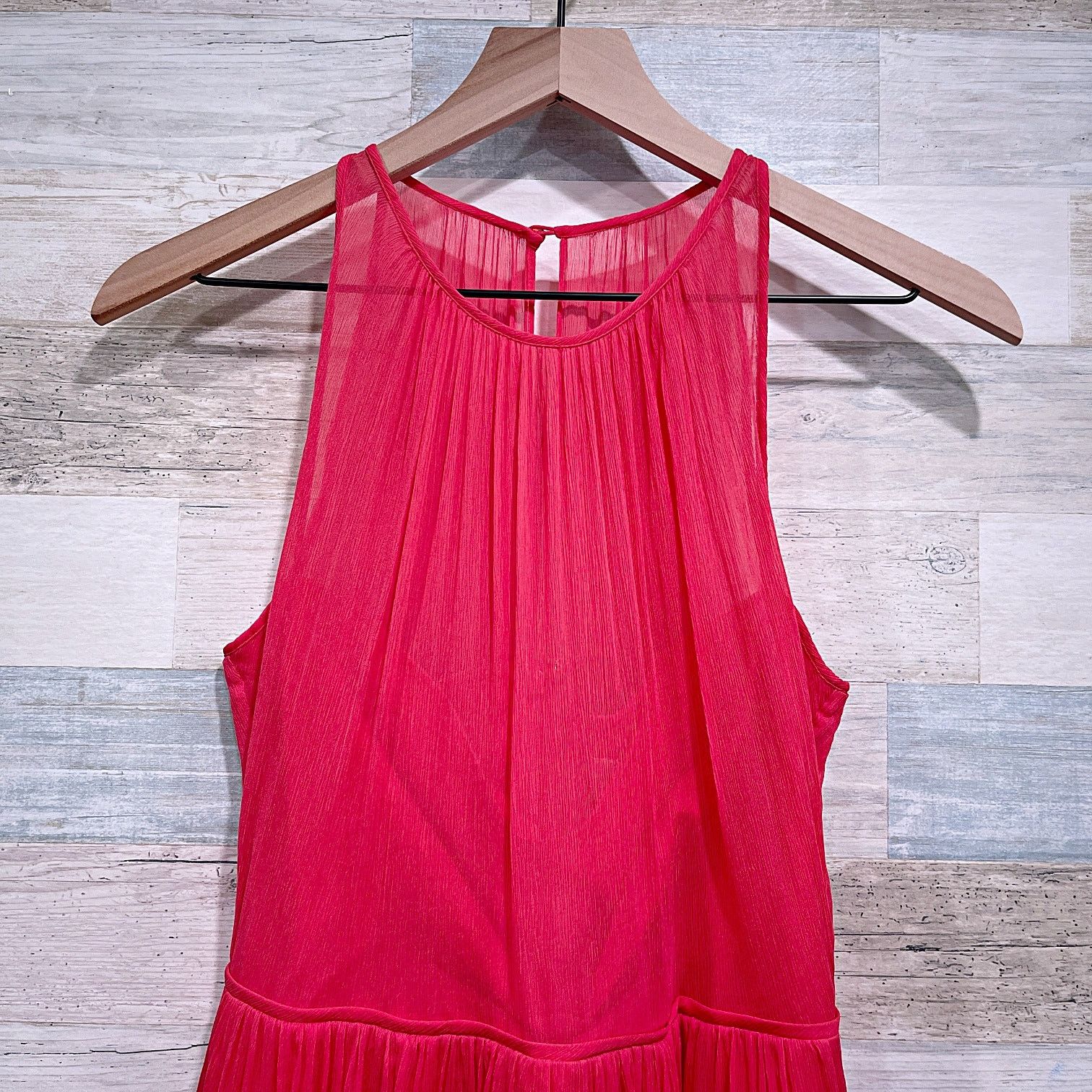 J.Crew J CREW Silk Chiffon Megan Dress Pink Womens 6 Size M / US 6-8 / IT 42-44 - 3 Thumbnail