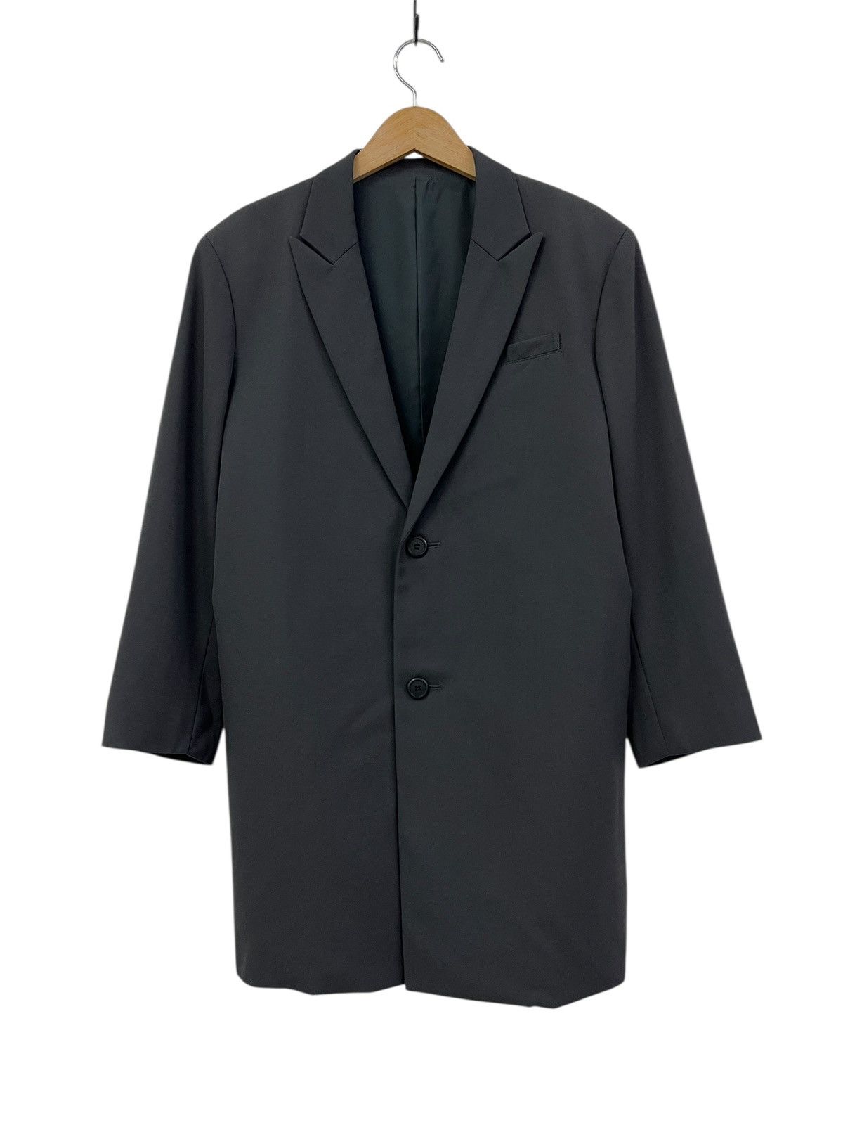 Y's Vintage Y’s Wool Long Coat Jacket Size US M / EU 48-50 / 2 - 2 Thumbnail