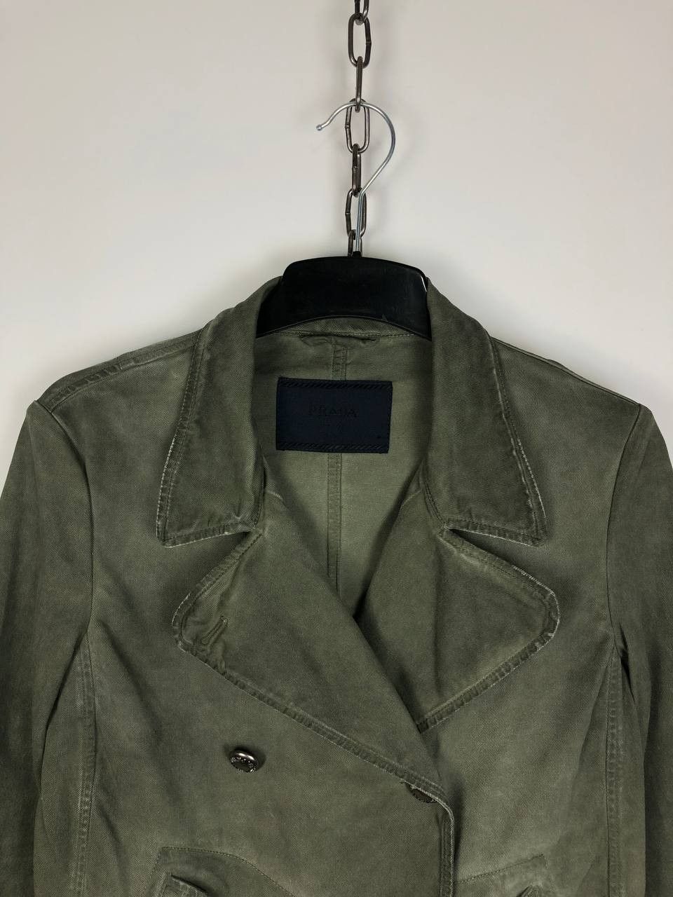 Prada Prada Khaki Faded Jacket size 40 Size S / US 4 / IT 40 - 2 Thumbnail