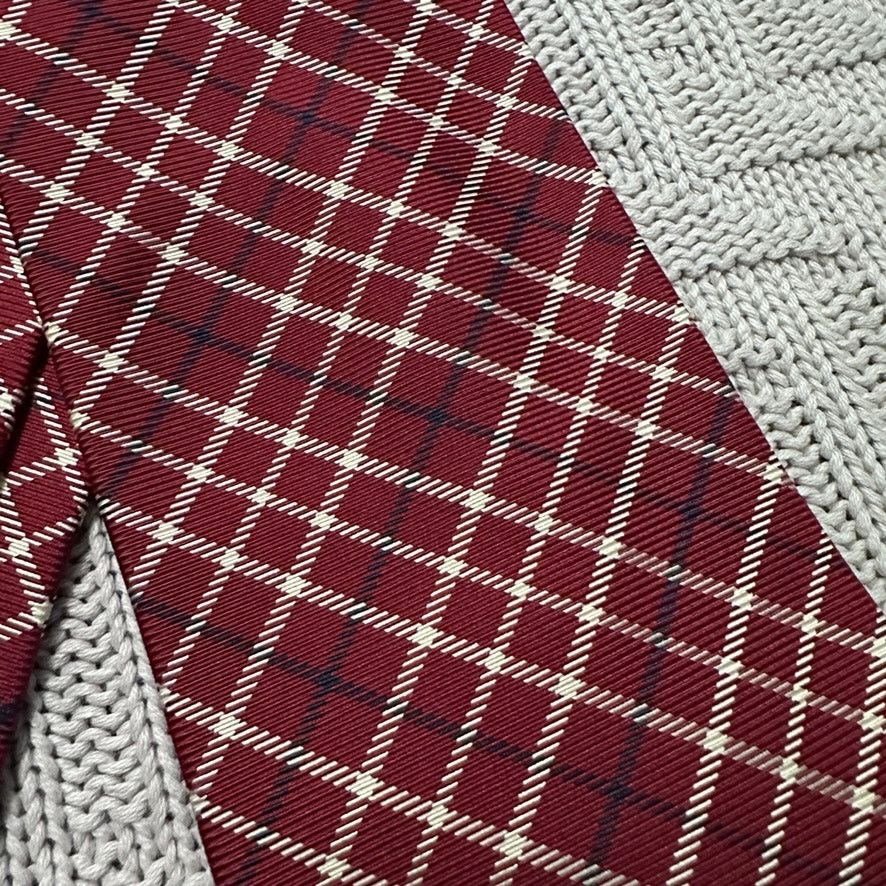 Brooks Brothers Brooks Brothers maroon plaid silk tie Size ONE SIZE - 2 Thumbnail
